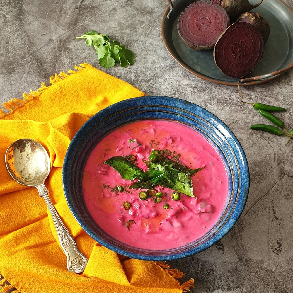 Beetroot Raita