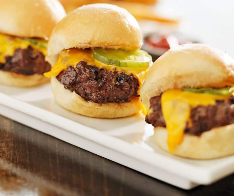 Air Fryer Mini BBQ Burgers