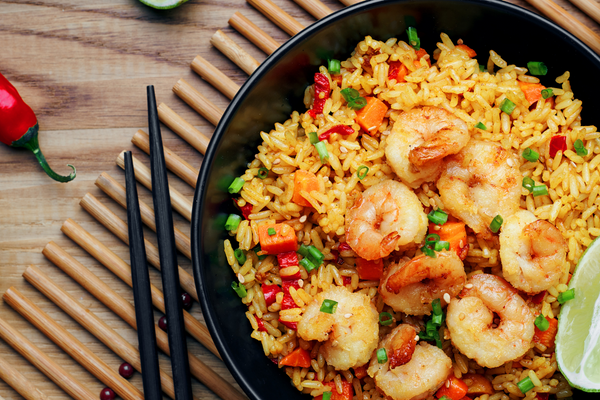 Simple Prawn Fried Rice