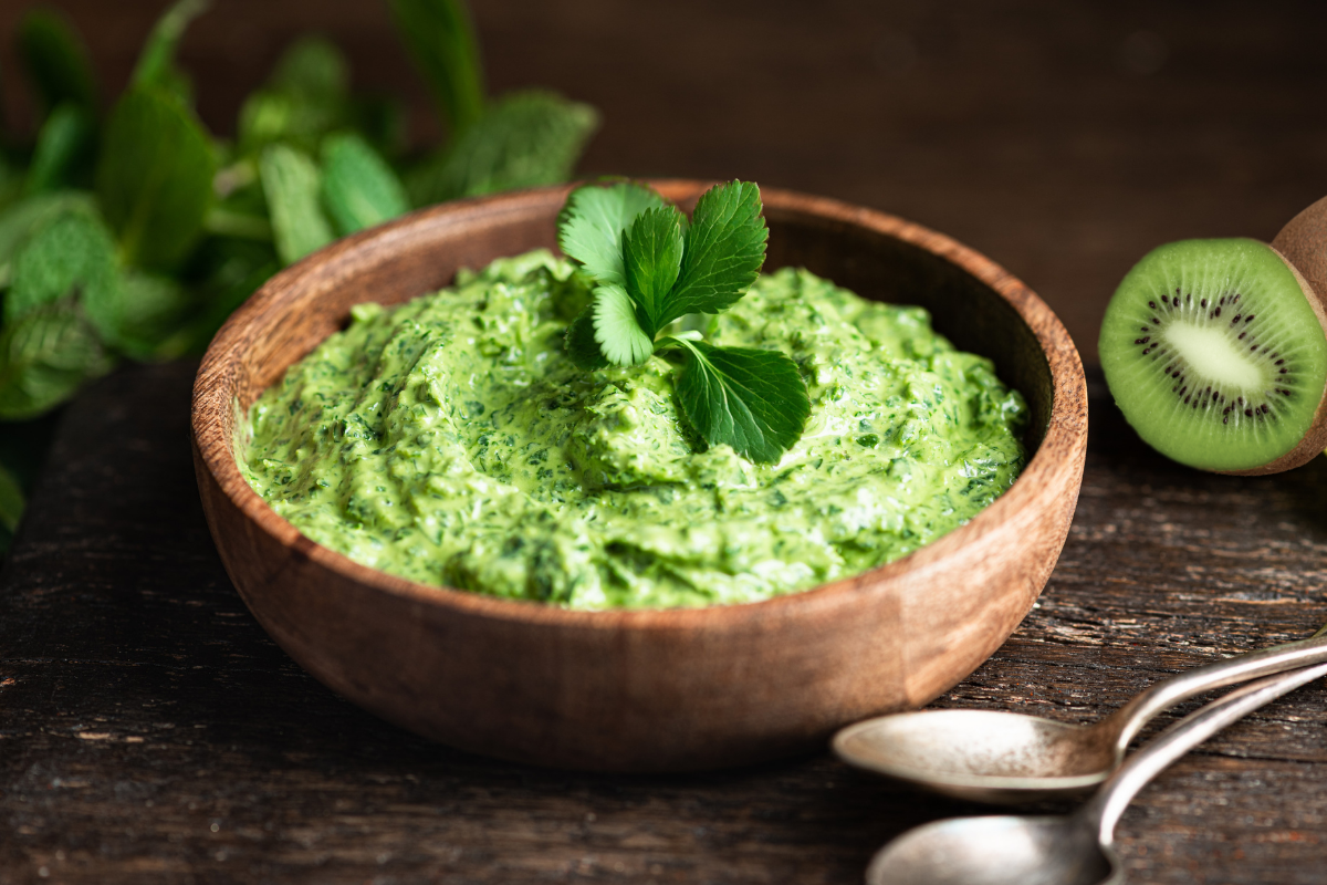 Coriander Kiwi Chutney
