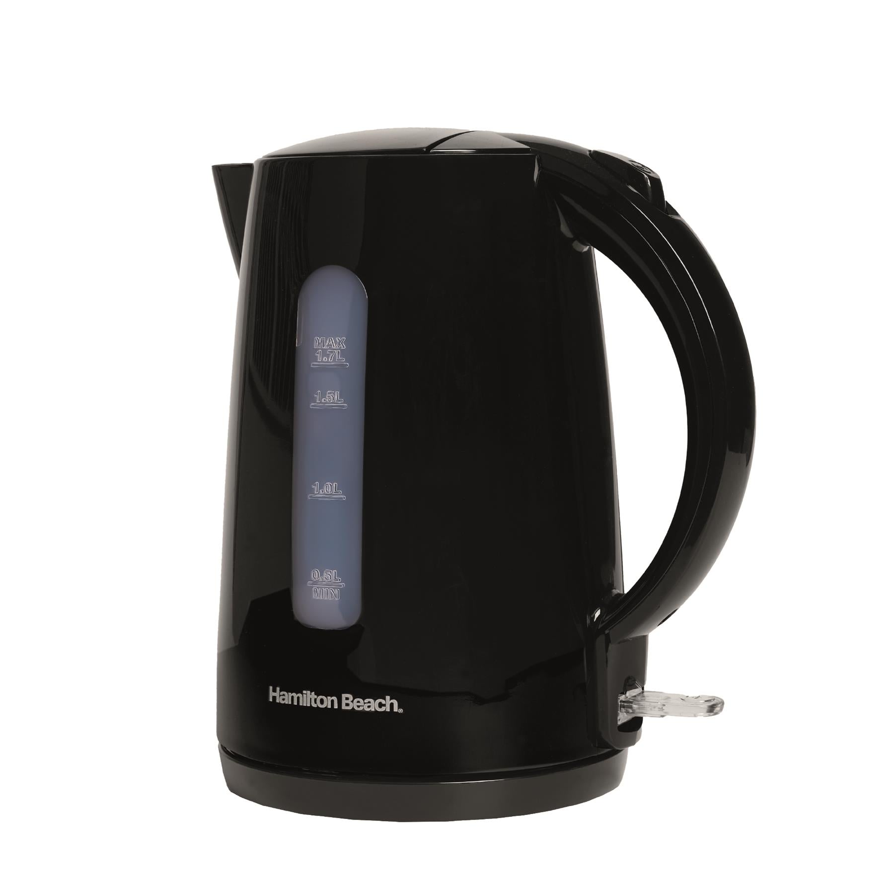 Hamilton Beach Essentials 1.7L Rapid Boil Kettle Black