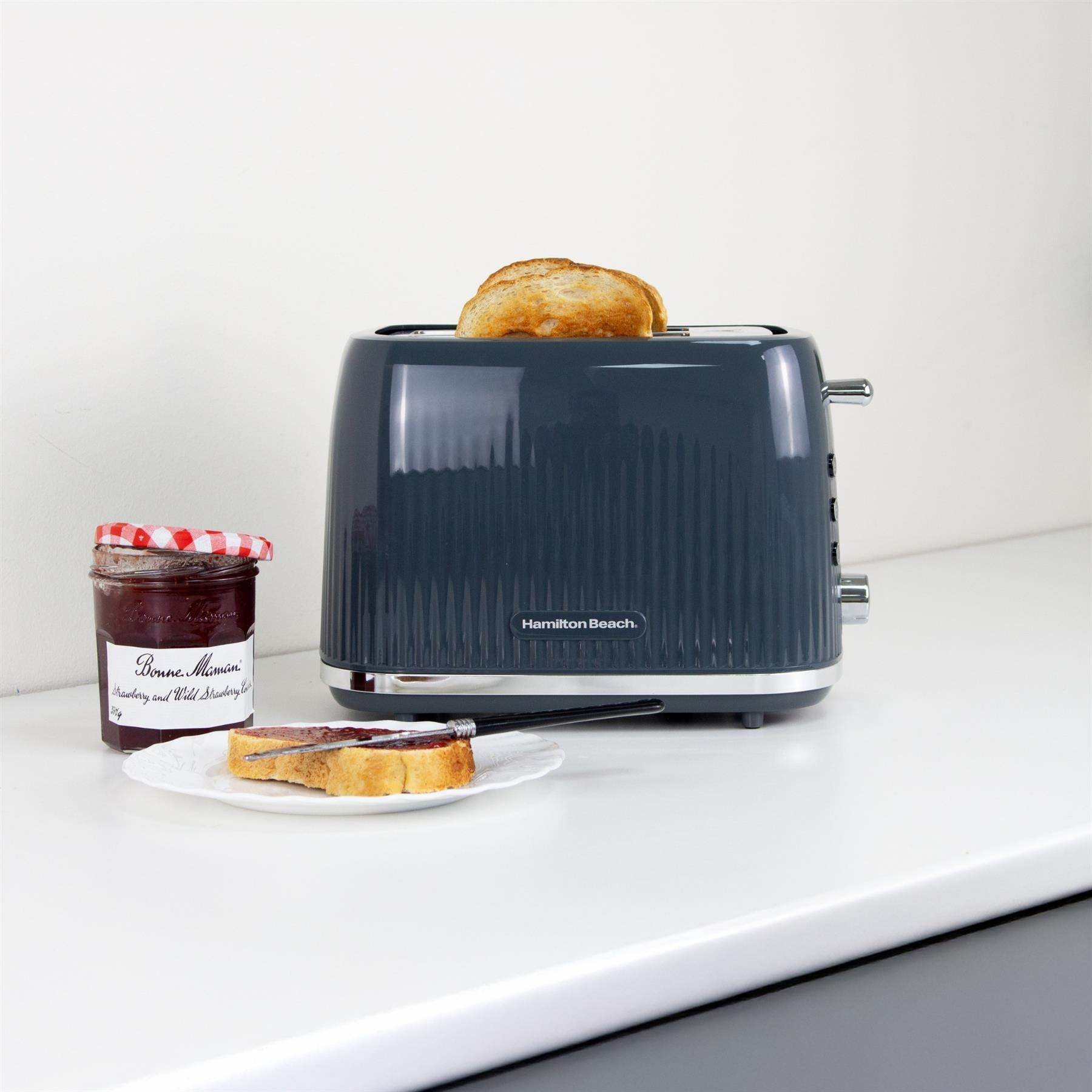 Hamilton Beach Miami 2 Slice Toaster - Charcoal Grey - Hamilton Beach UK