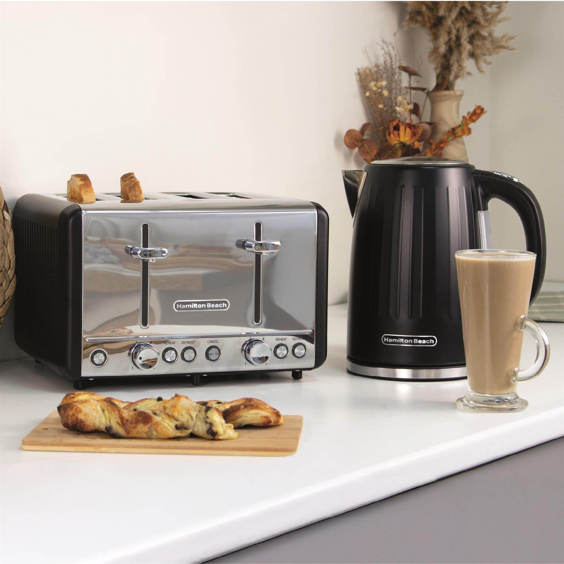 Hamilton Beach Harmony Kettle & Toaster Set - Espresso - Hamilton Beach UK