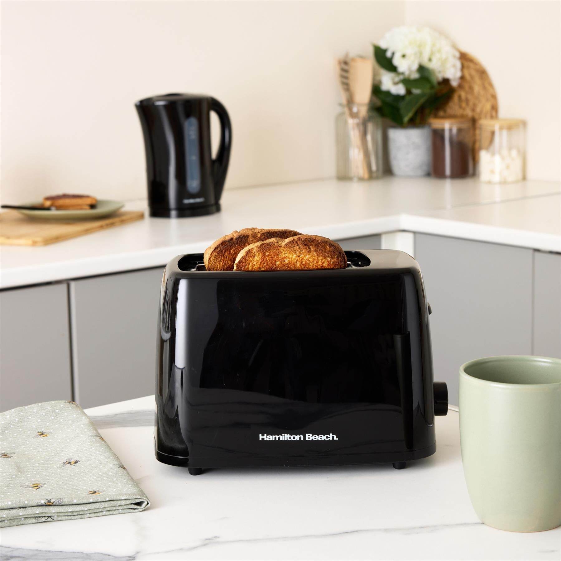 Hamilton Beach Essential Kettle & Toaster Set - Black - Hamilton Beach UK