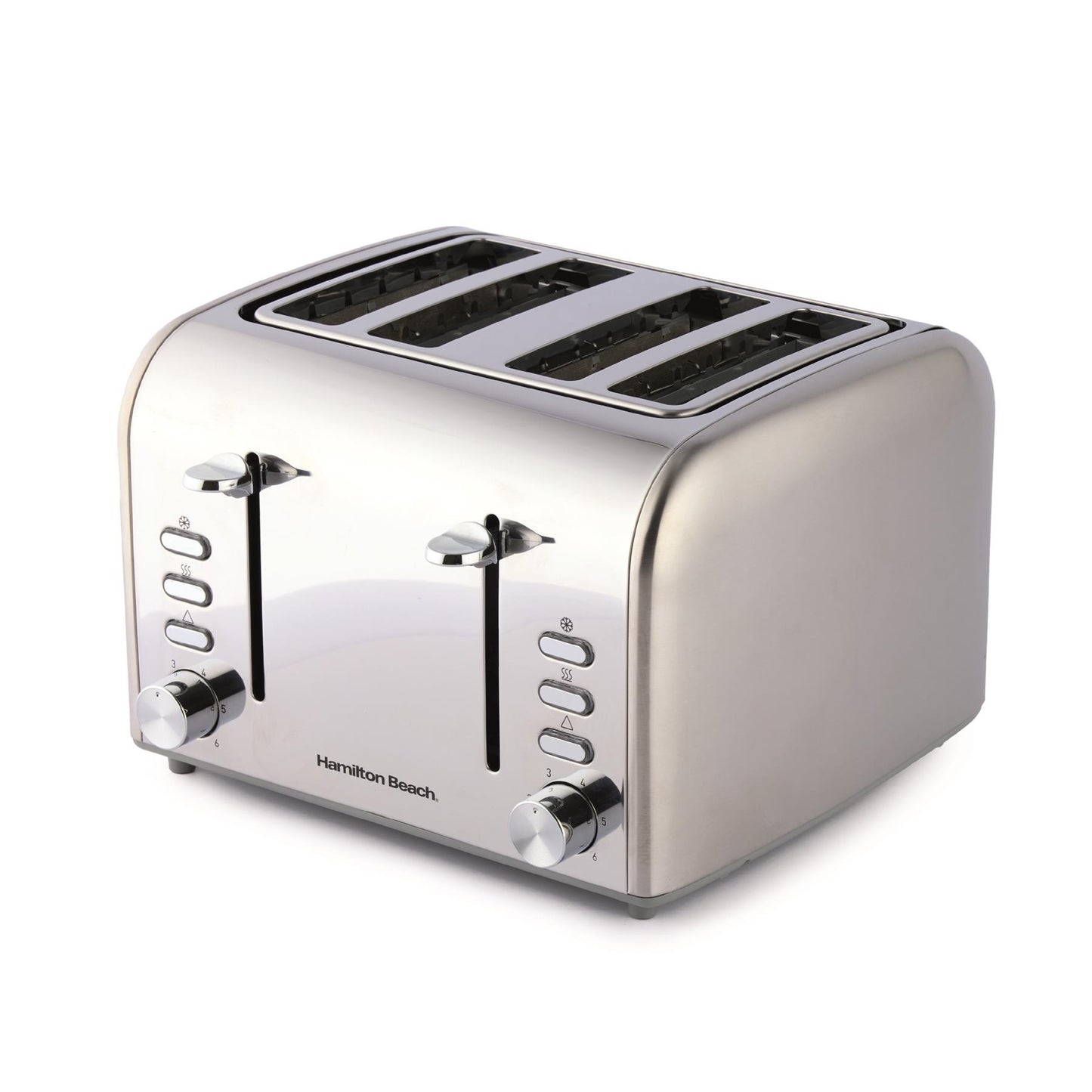 Hamilton Beach Rise 4 Slice Brushed & Polished Stainless Steel Toaster