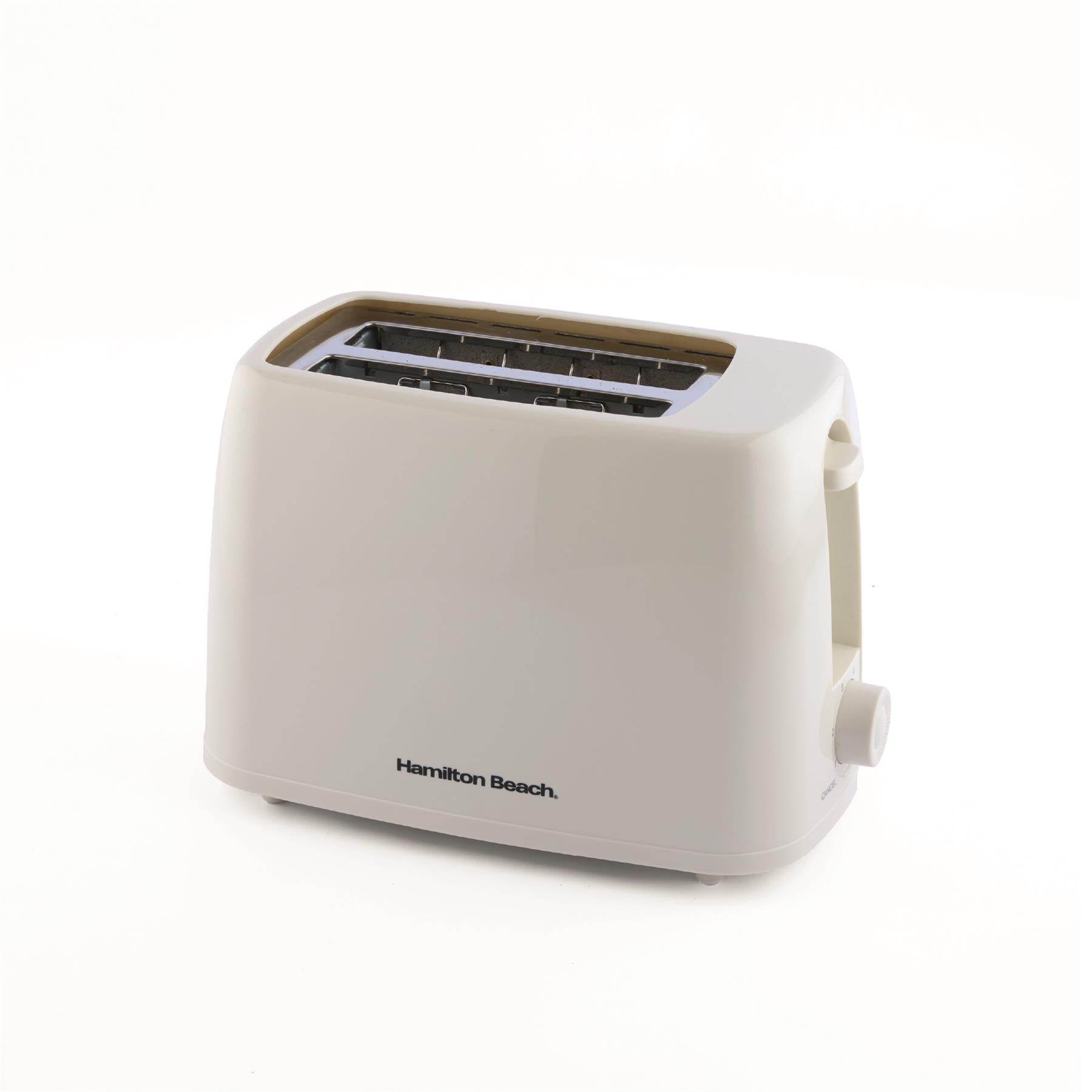 Hamilton Beach Essential 2 Slice Plastic Toaster - Cream - Hamilton Beach UK