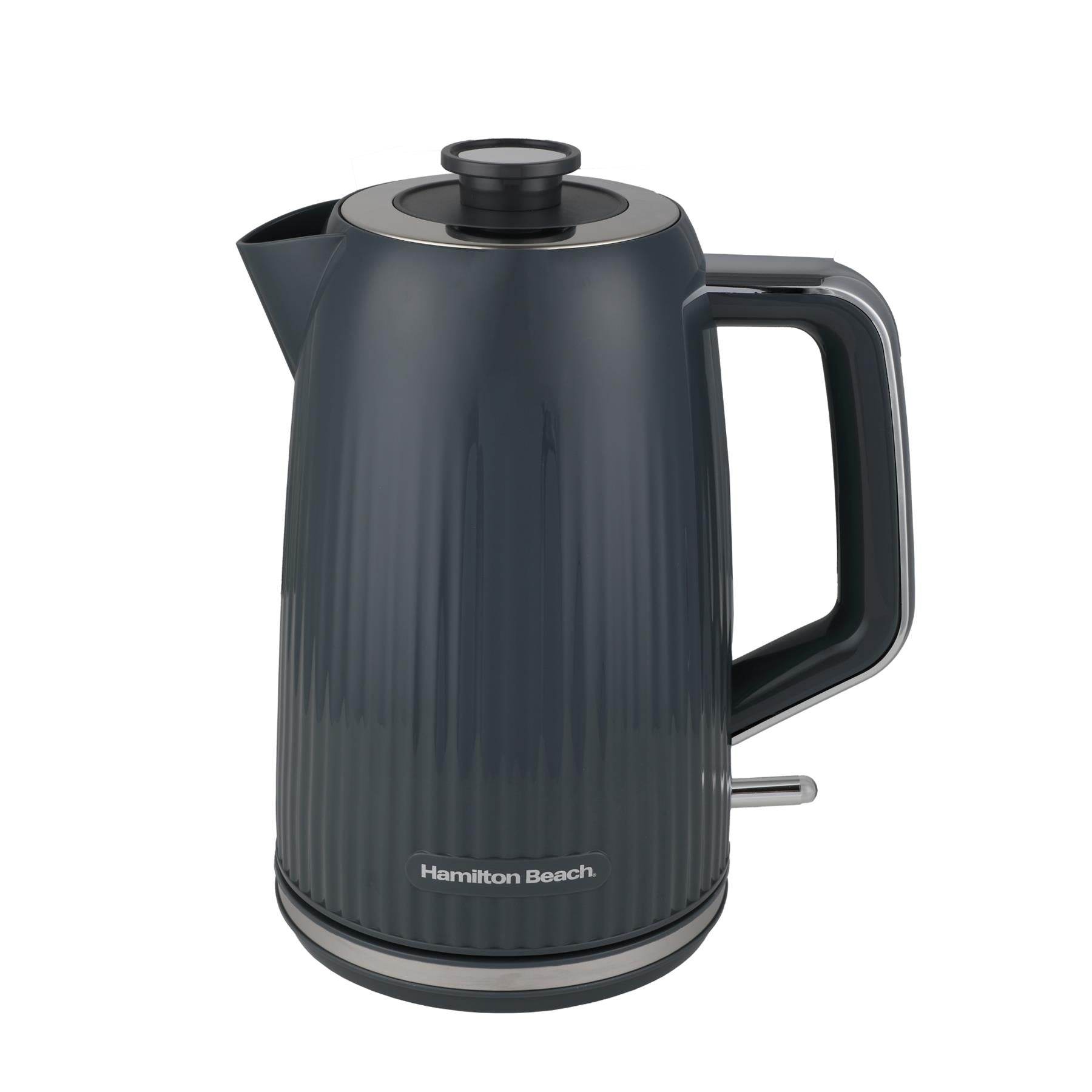 Hamilton Beach Miami 1.7L Kettle - Charcoal Grey - Hamilton Beach UK