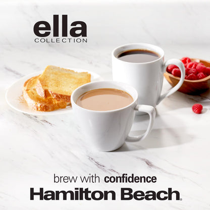 Hamilton Beach Ella 1.5L Matte Cream Filter Coffee Machine