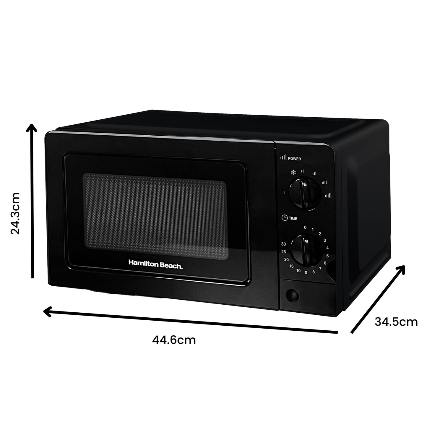 Hamilton Beach 20L Standard Black Microwave