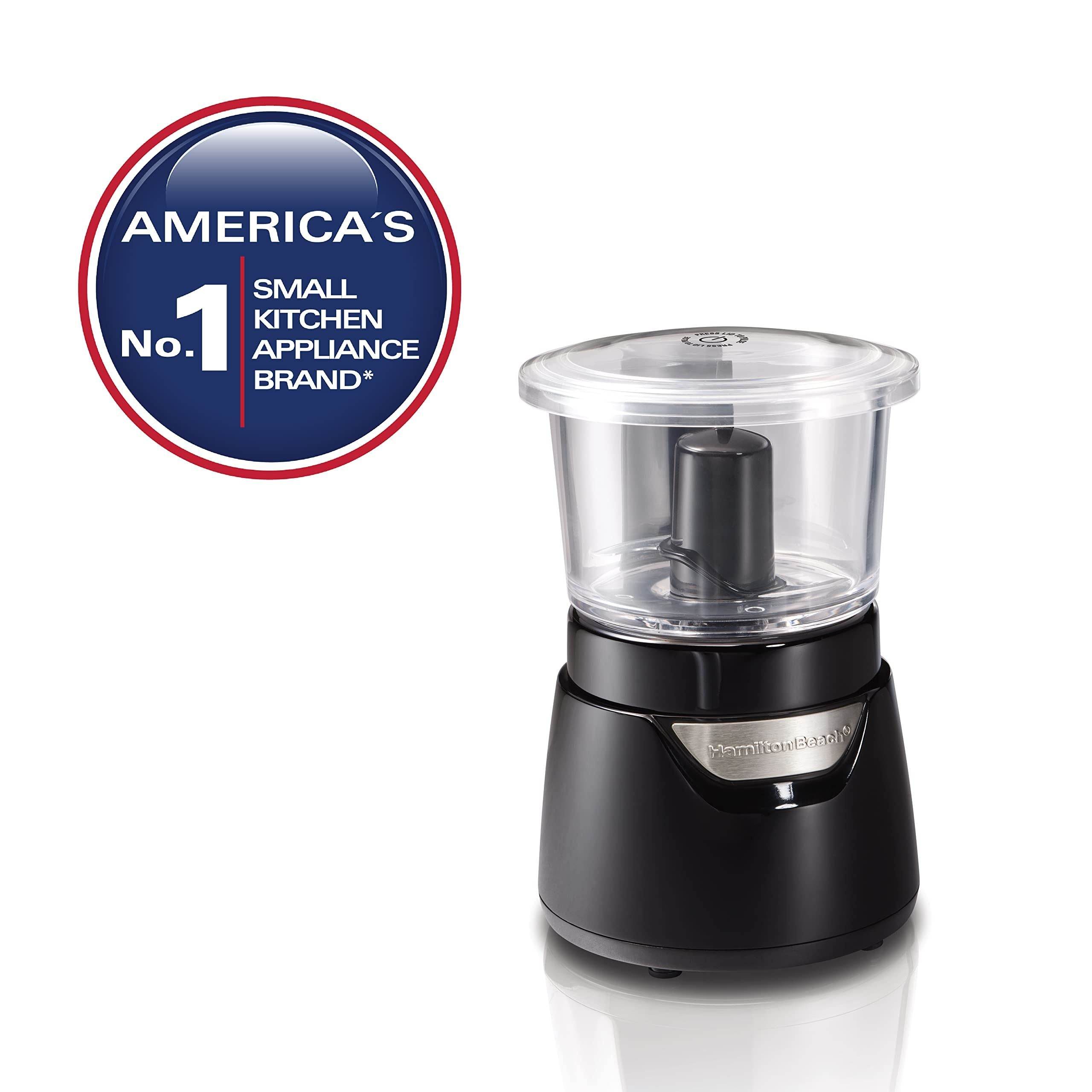 Hamilton Beach 700ml Stack & Press Glass Bowl Chopper - Hamilton Beach UK