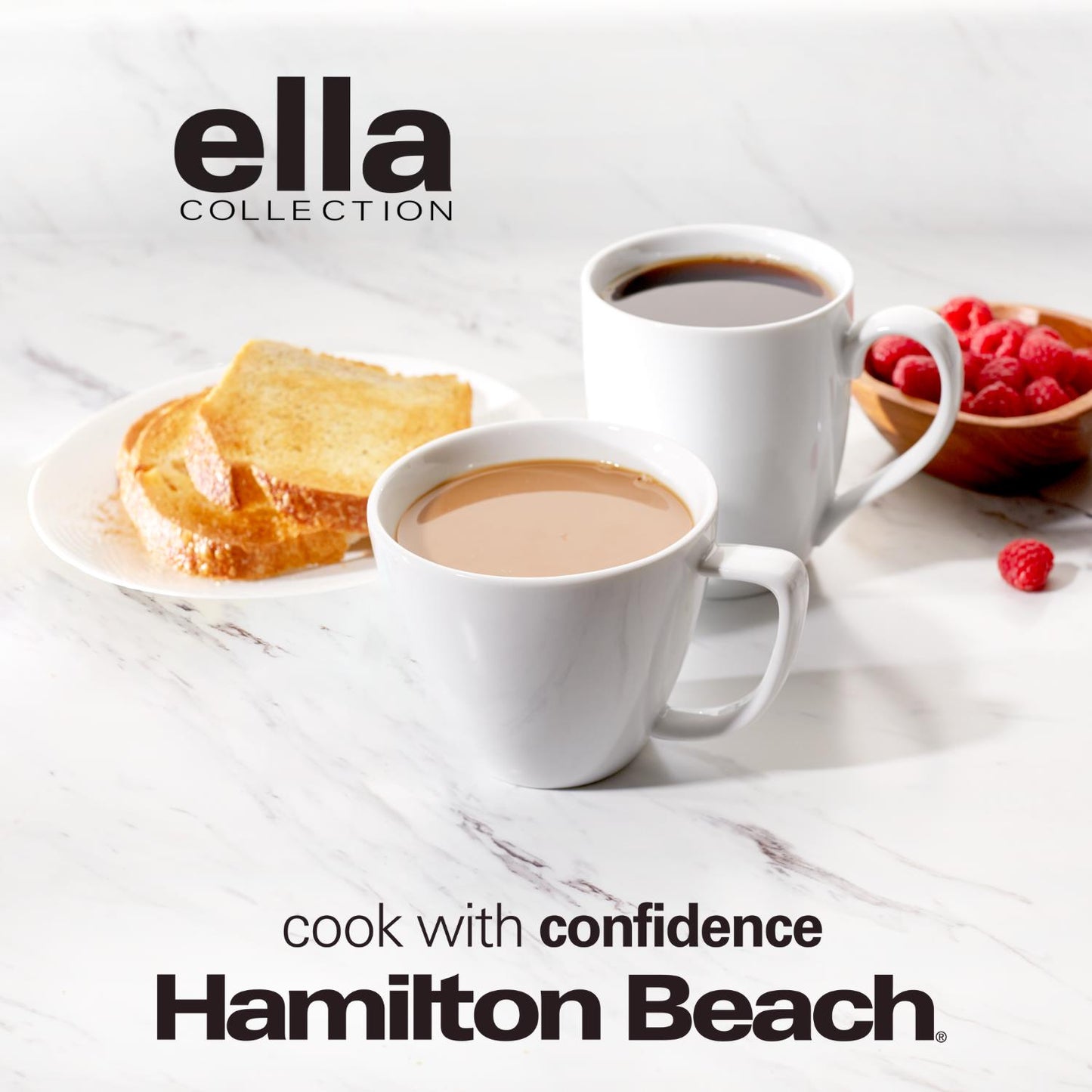 Hamilton Beach Ella 2 Slice Matte Black Toaster