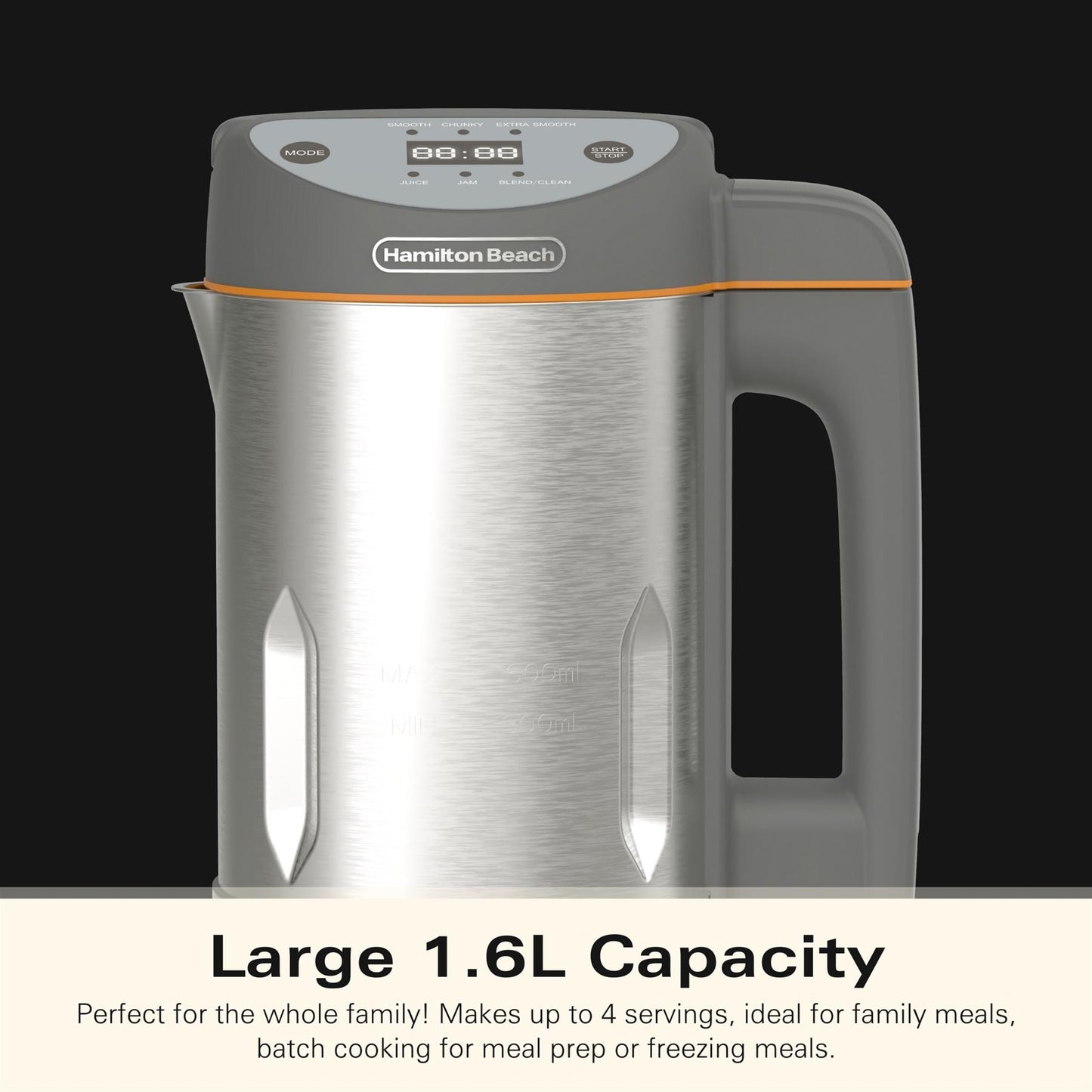 Hamilton Beach Intelligent Pro Soup Maker Plus Grey