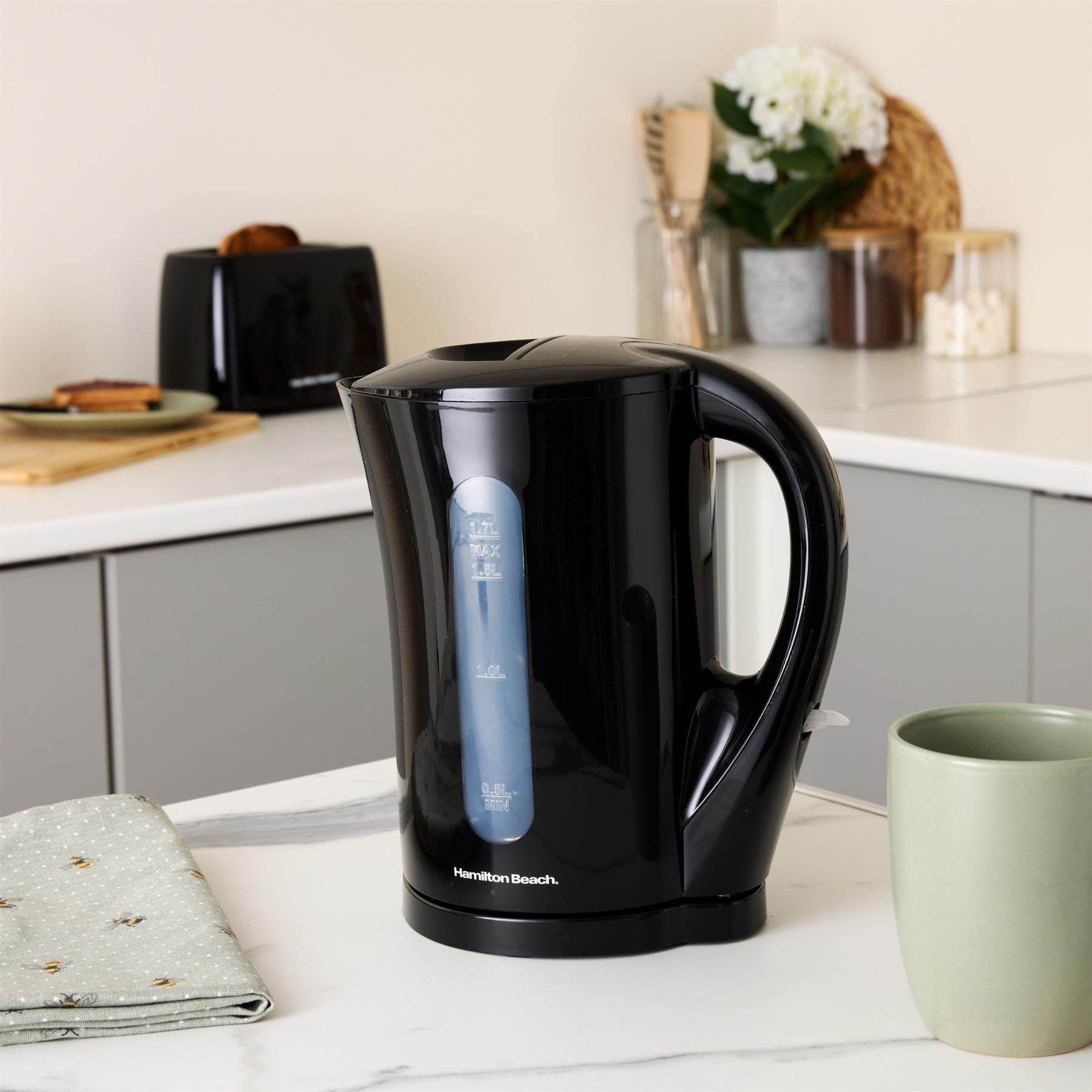 Hamilton Beach Essential Kettle & Toaster Set - Black - Hamilton Beach UK
