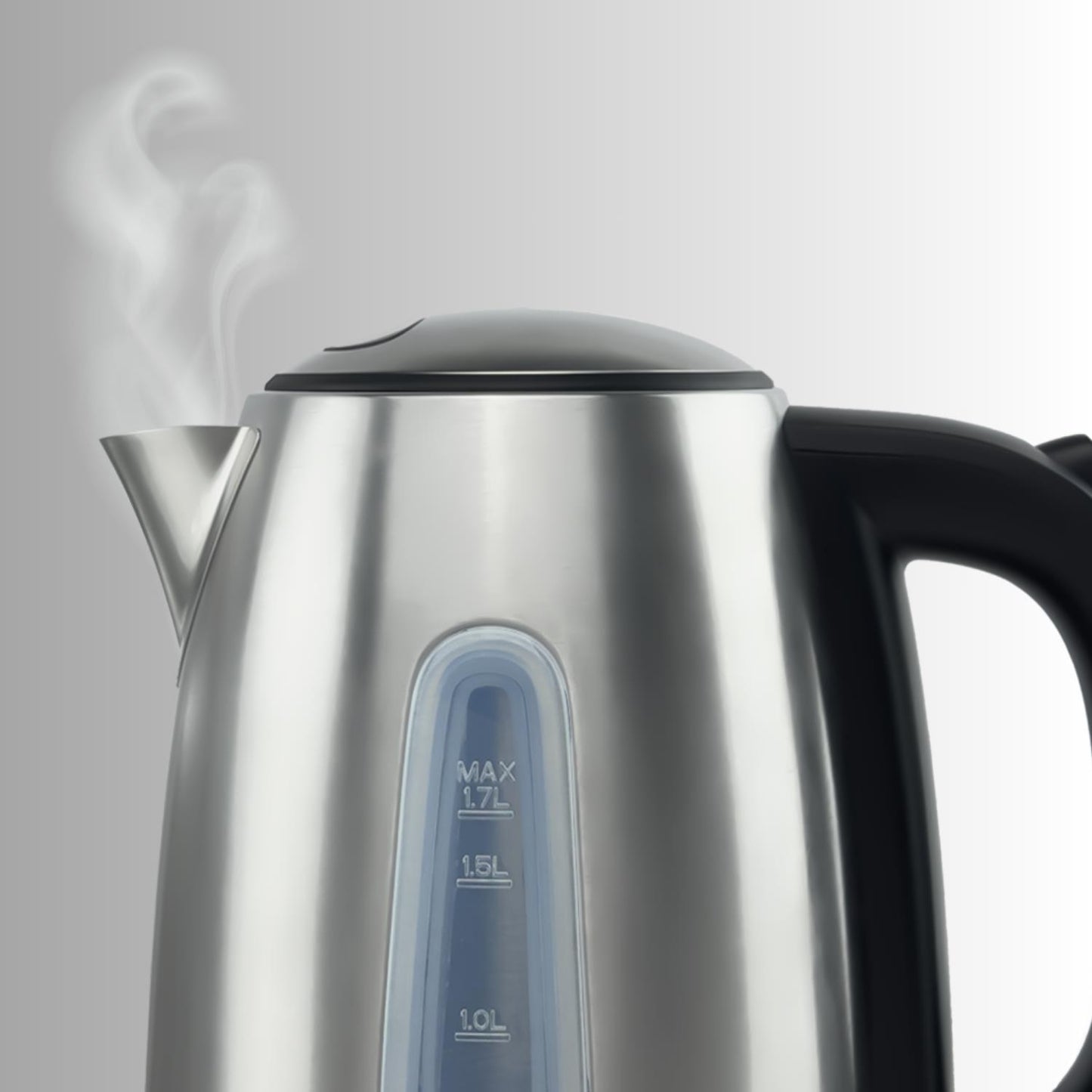 Hamilton Beach Rise 1.7L Polished Stainless Steel Kettle