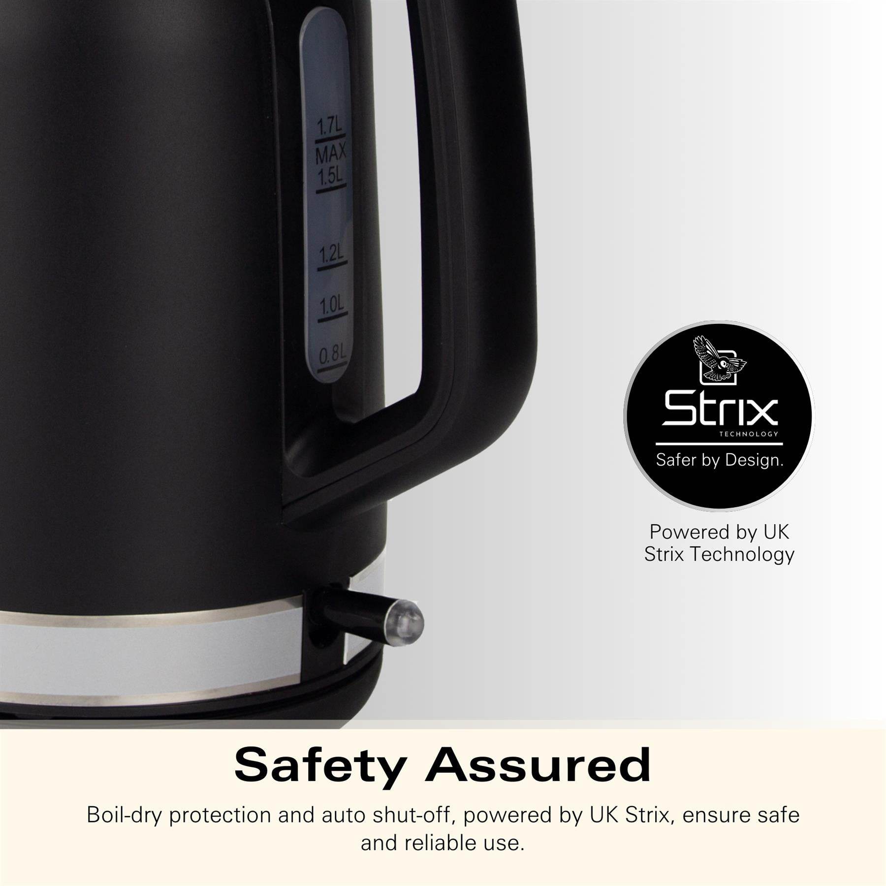 Hamilton Beach Ella 1.7L Kettle - Matte Black - Hamilton Beach UK