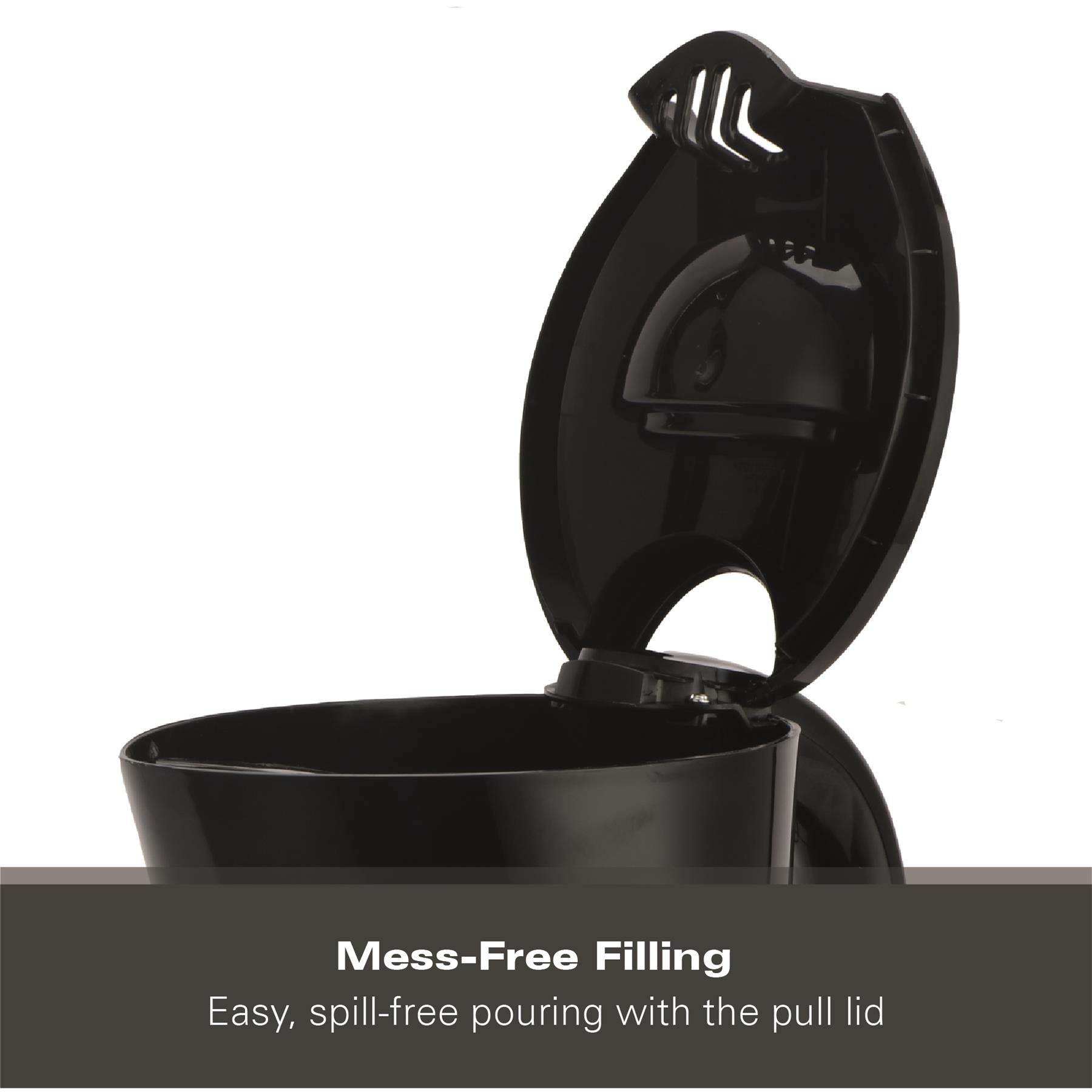 Hamilton Beach Essential 1.7L Plastic Kettle - Black - Hamilton Beach UK