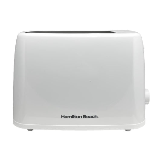 Hamilton Beach Essential 2 Slice White Plastic Toaster