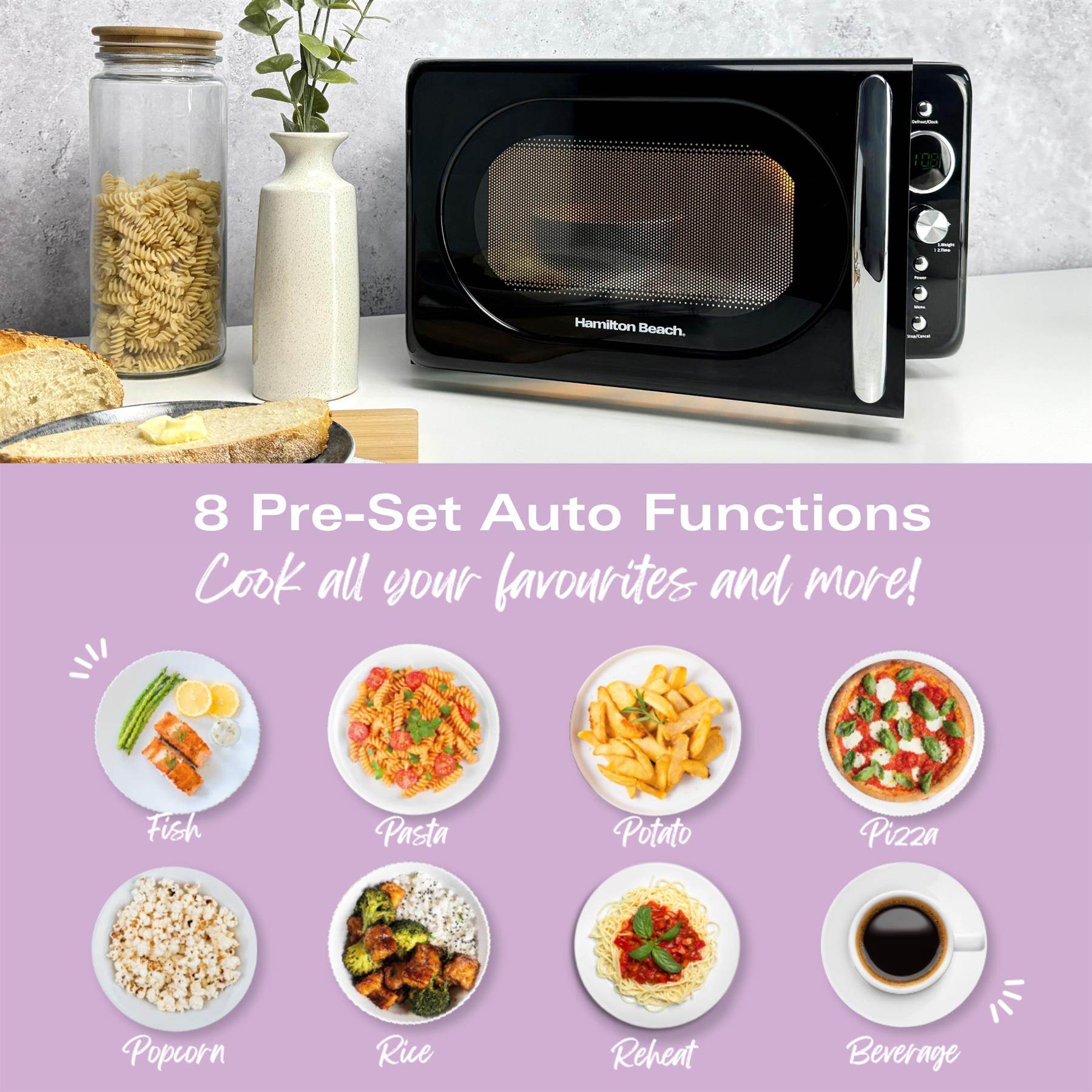 Hamilton Beach Retro 20L Microwaves - Hamilton Beach UK