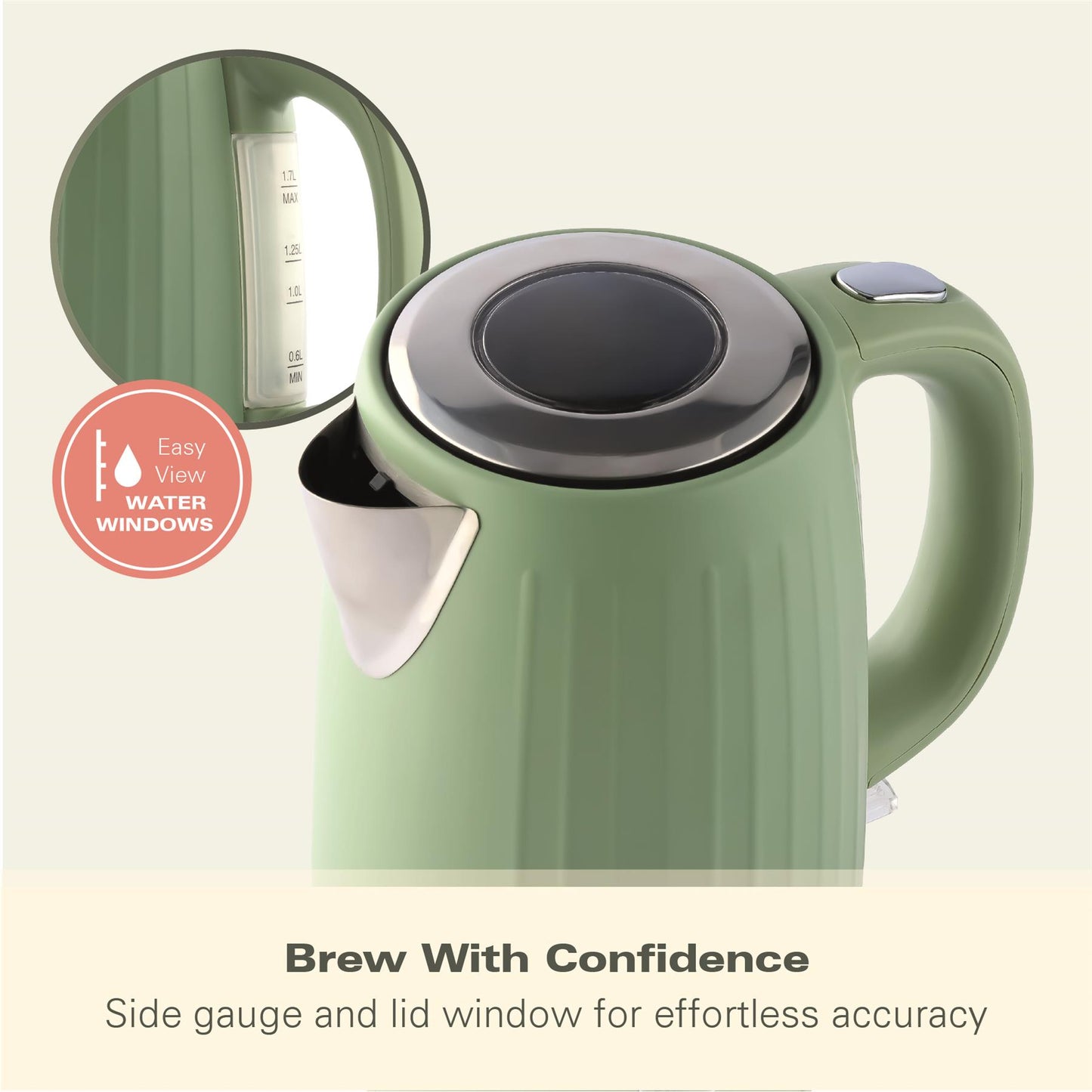 Hamilton Beach Harmony 1.7L Kettle Matcha