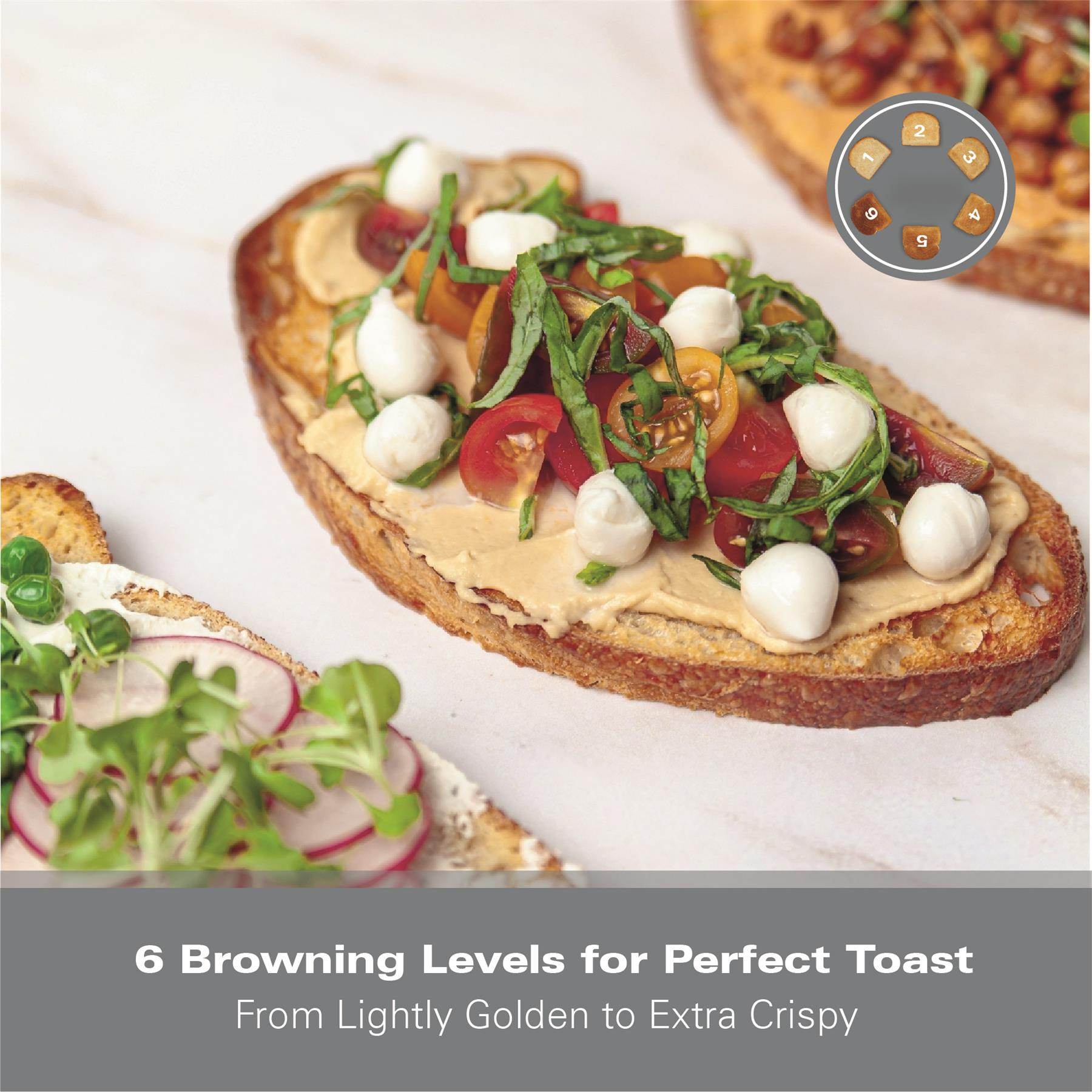 Hamilton Beach Rise Stainless Steel 2 & 4 Slice Toasters - Hamilton Beach UK