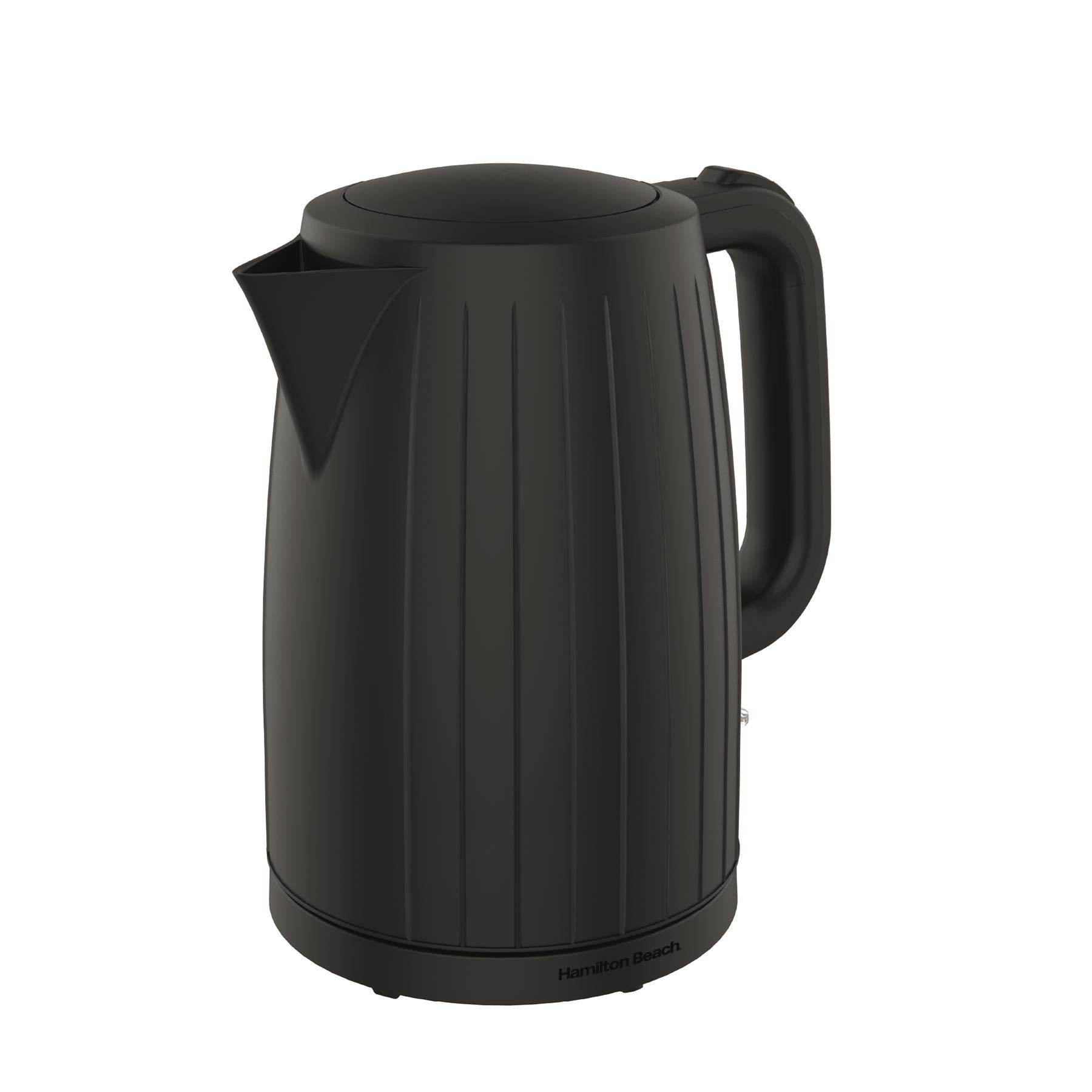Hamilton Beach Stealth 1.7L Textured Kettle - Matte Black - Hamilton Beach UK