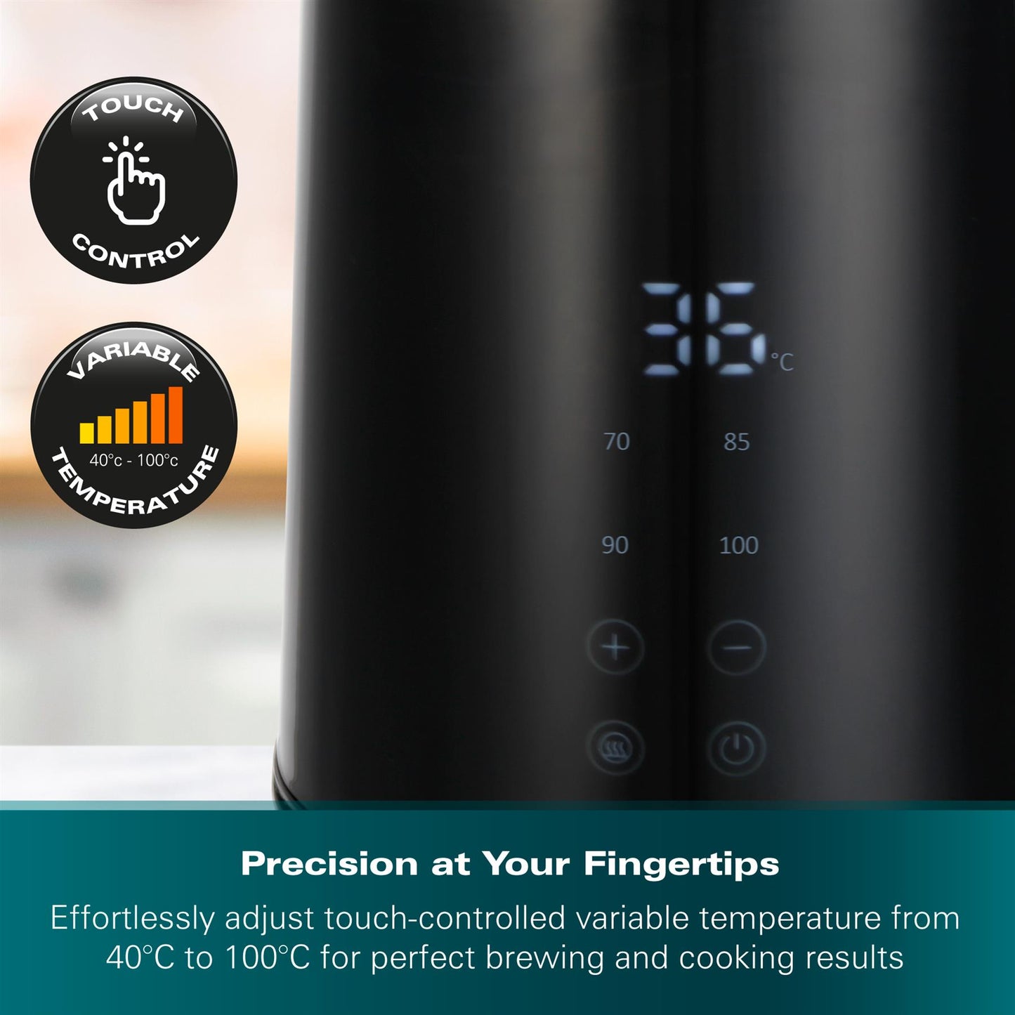 Hamilton Beach FlexiControl 1.7L Digital Control Variable Temperature Kettle