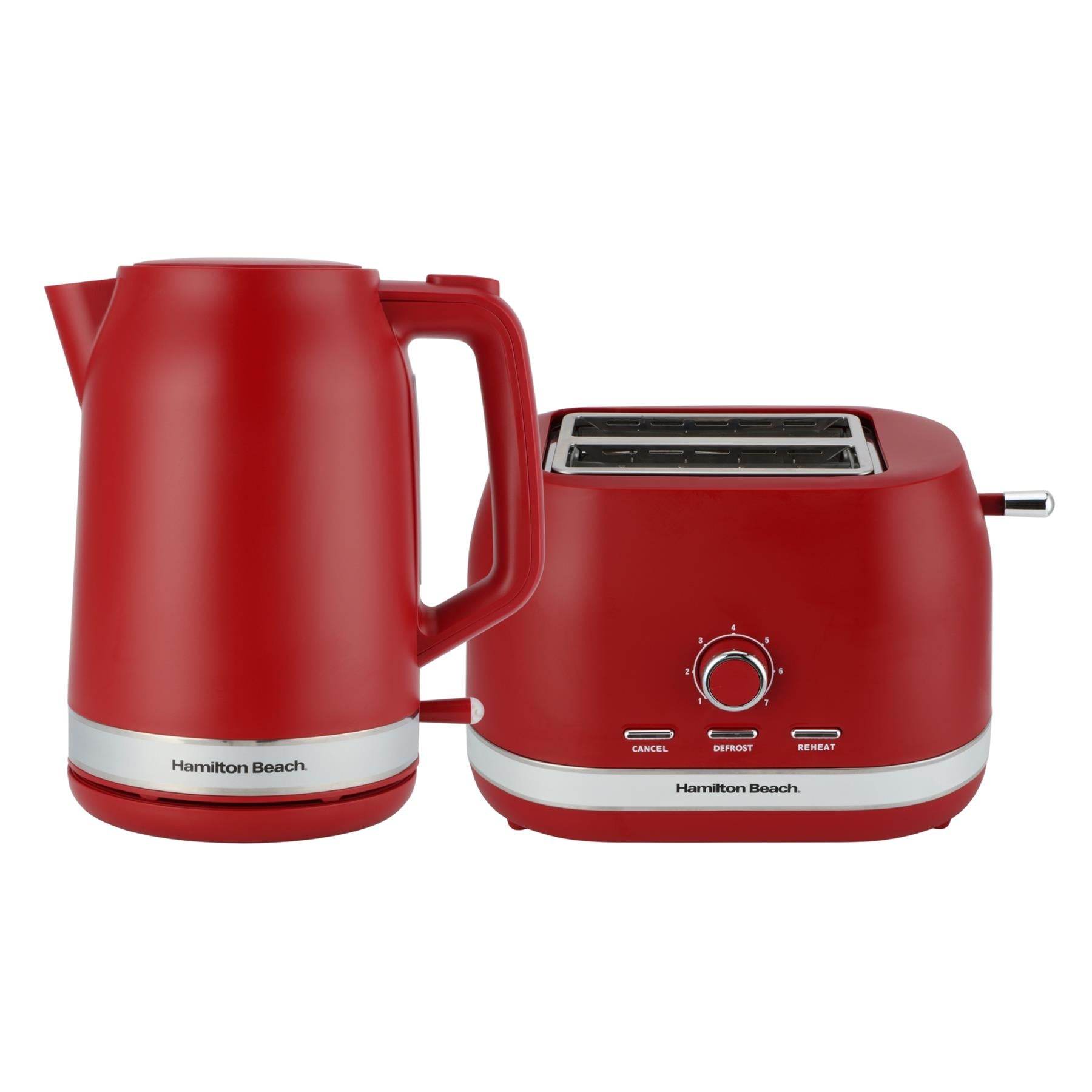 Hamilton Beach Ella Kettle & Toaster Set - Red - Hamilton Beach UK