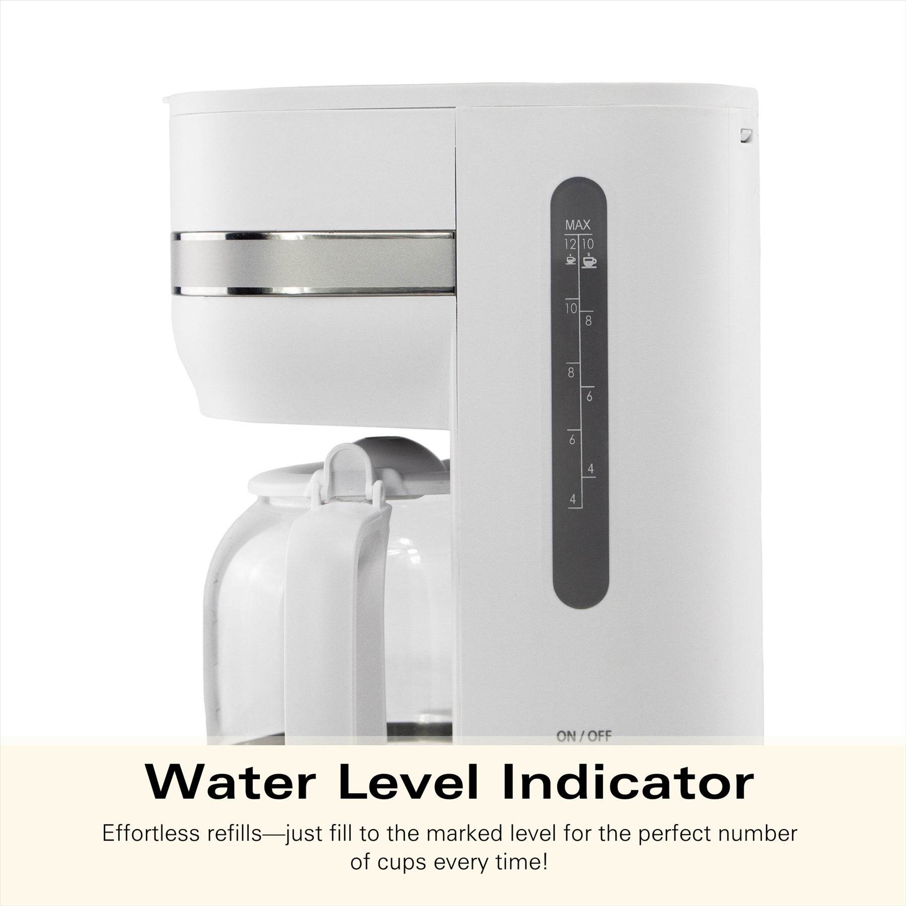 Hamilton Beach Ella 1.5L Filter Coffee Machine - Matte White - Hamilton Beach UK