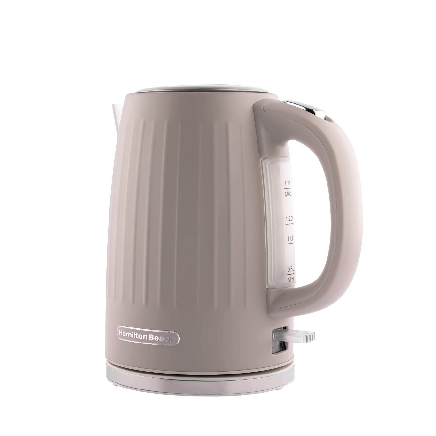 Hamilton Beach Harmony 1.7L Kettle - Cappuccino - Hamilton Beach UK