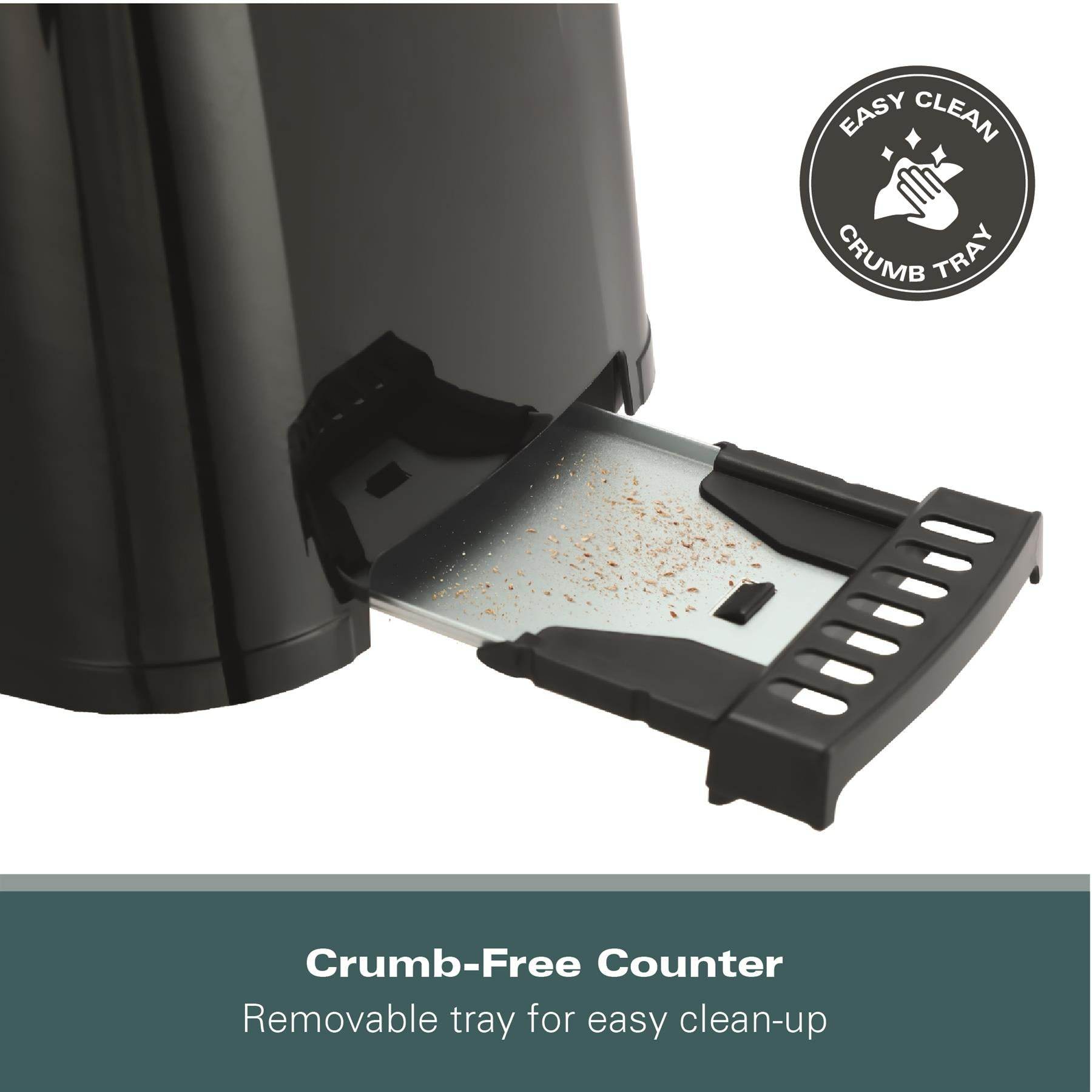 Hamilton Beach Essential 2 Slice Plastic Toaster - Black - Hamilton Beach UK