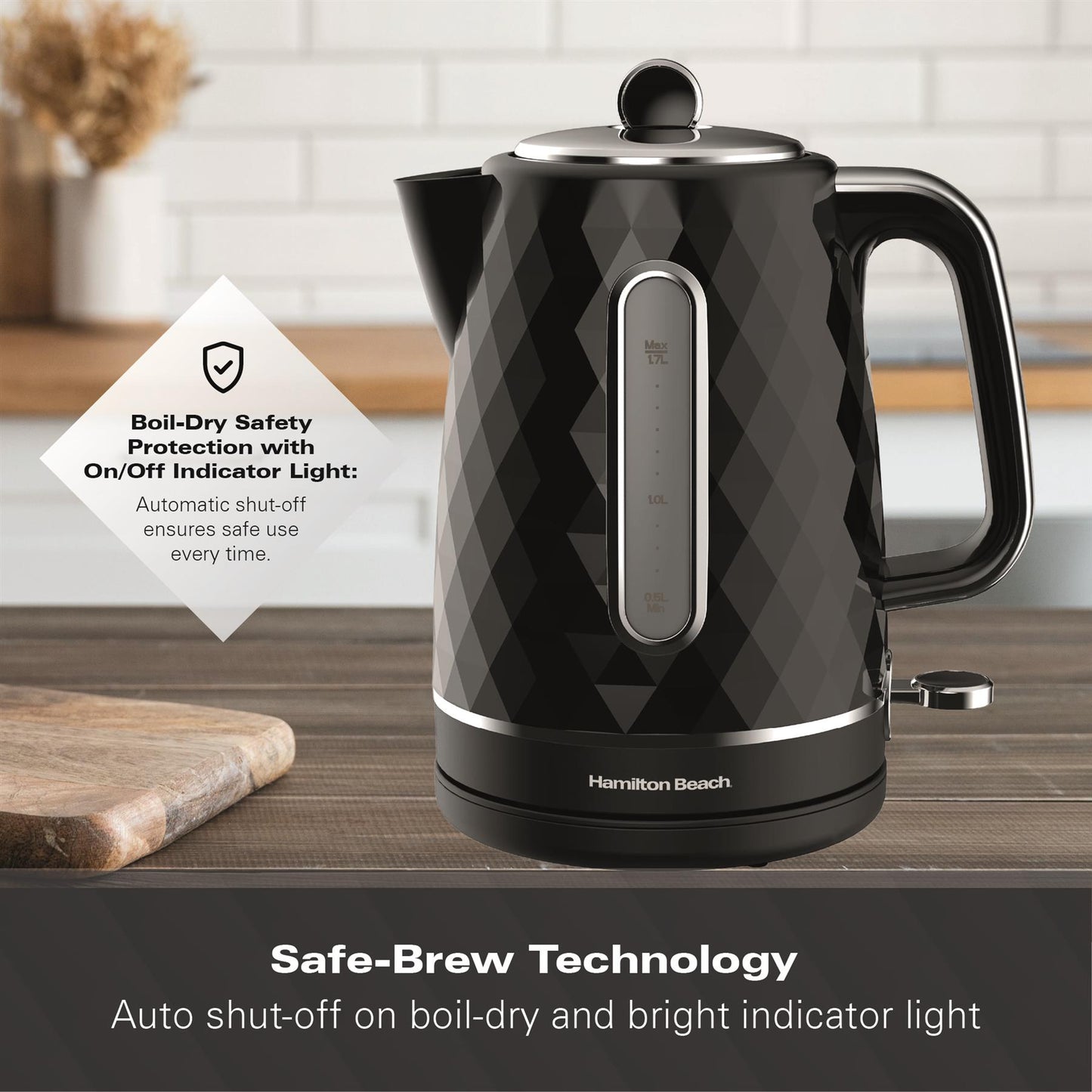 Hamilton Beach Diamond 1.7L Kettle