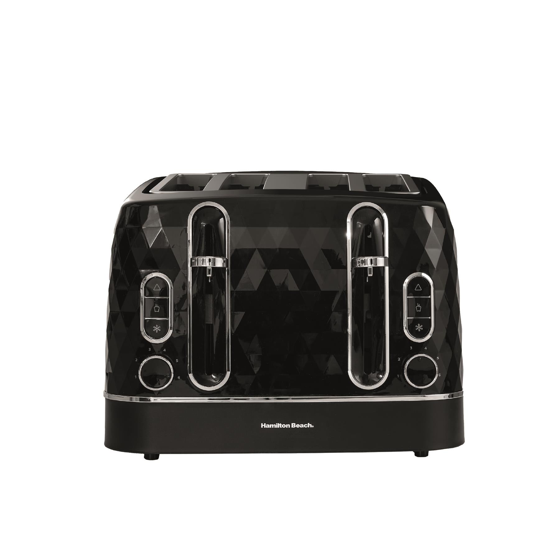 Hamilton Beach Diamond 4 Slice Toaster Black