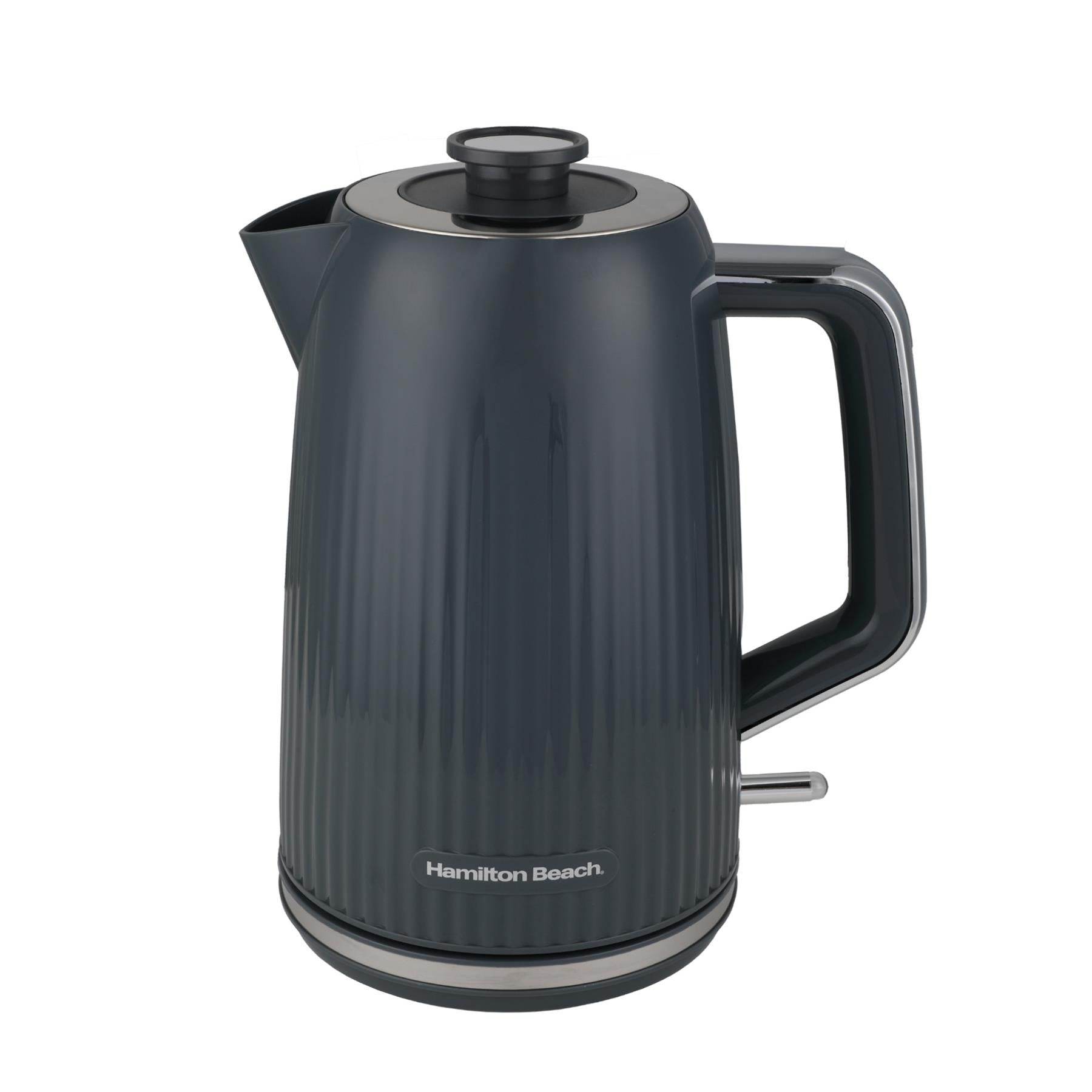 Hamilton Beach Miami Kettle & Toaster Set - Charcoal Grey - Hamilton Beach UK