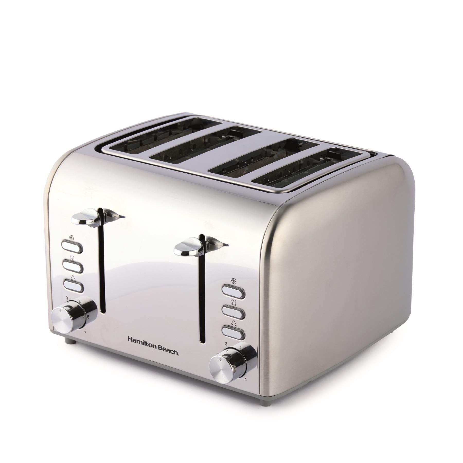 Hamilton Beach Rise Kettle & 4 Slice Toaster Set - Brushed - Hamilton Beach UK