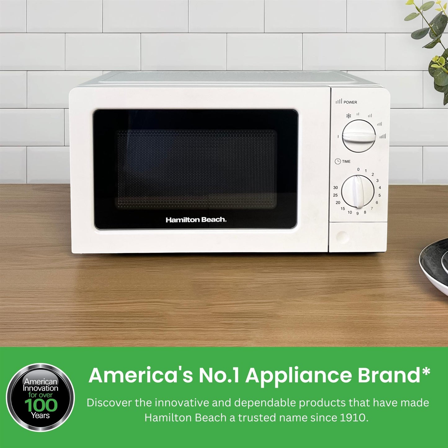 Hamilton Beach 20L Standard White Microwave