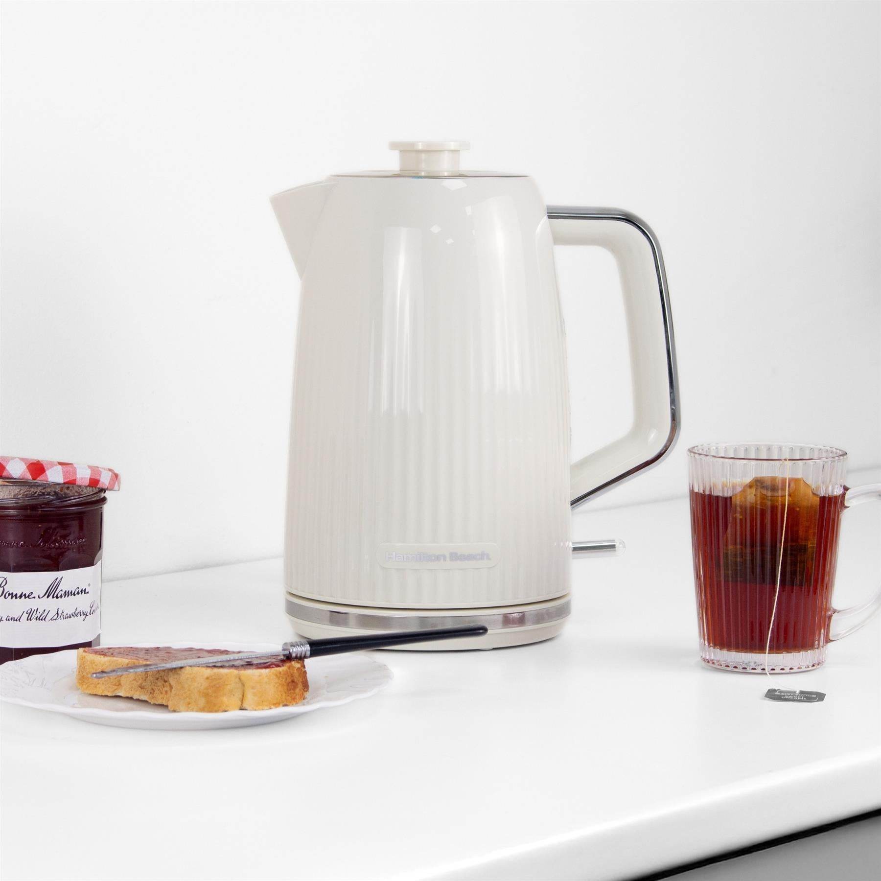 Hamilton Beach Miami 1.7L Kettle - Sand - Hamilton Beach UK