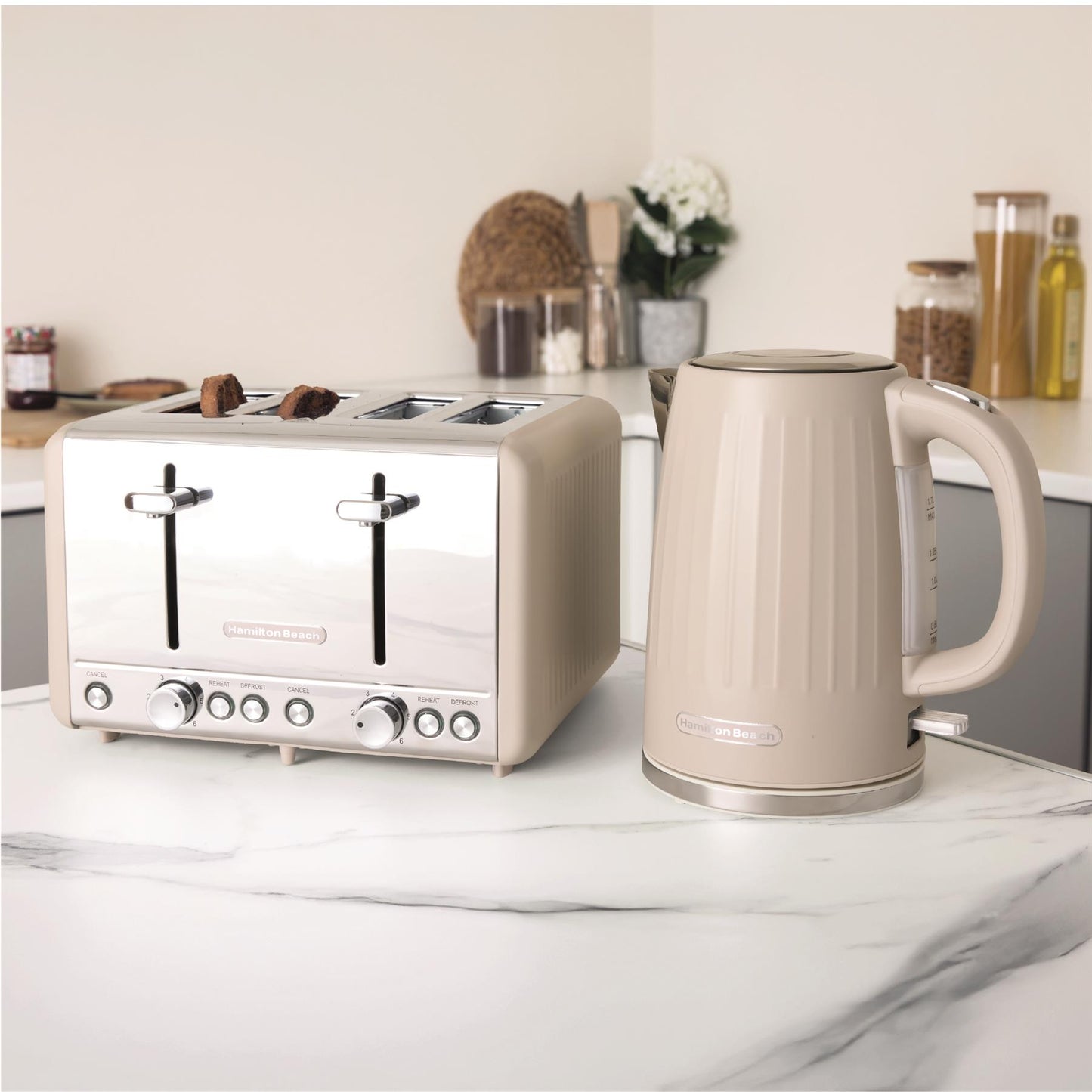 Hamilton Beach Harmony 4 Slice Toaster Cappuccino