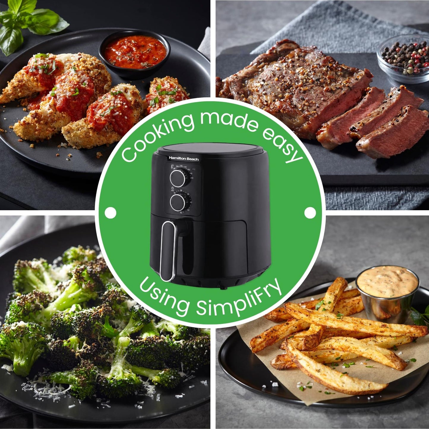 Hamilton Beach SimpliFry 4.2L Manual Air Fryer