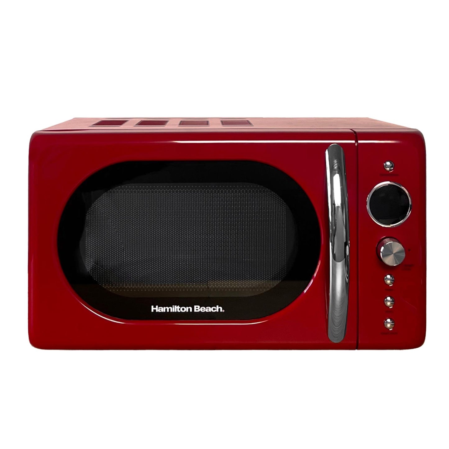 Hamilton Beach Ella Red Kettle, Toaster & Microwave Set
