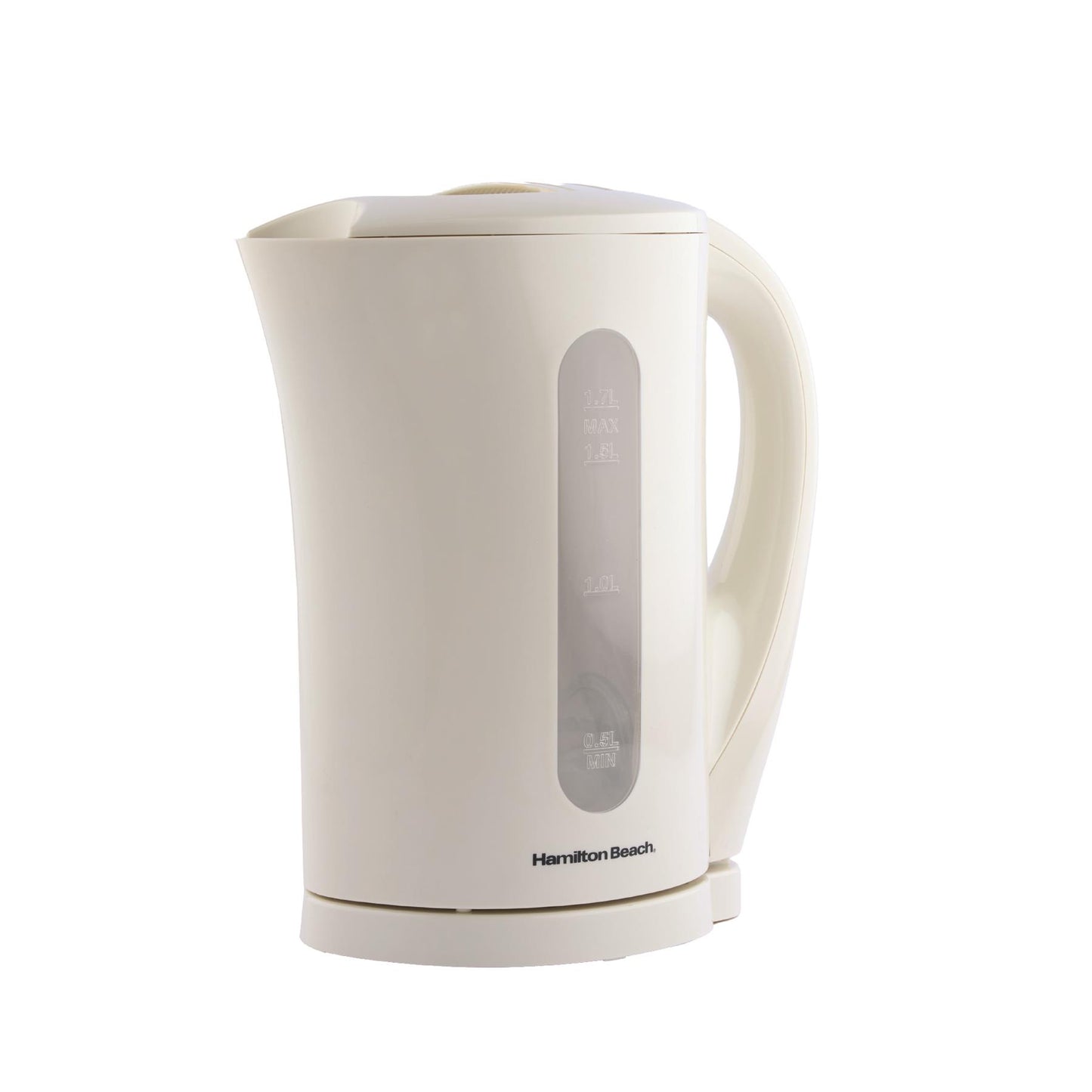 Hamilton Beach Essential 1.7L Cream Plastic Kettle