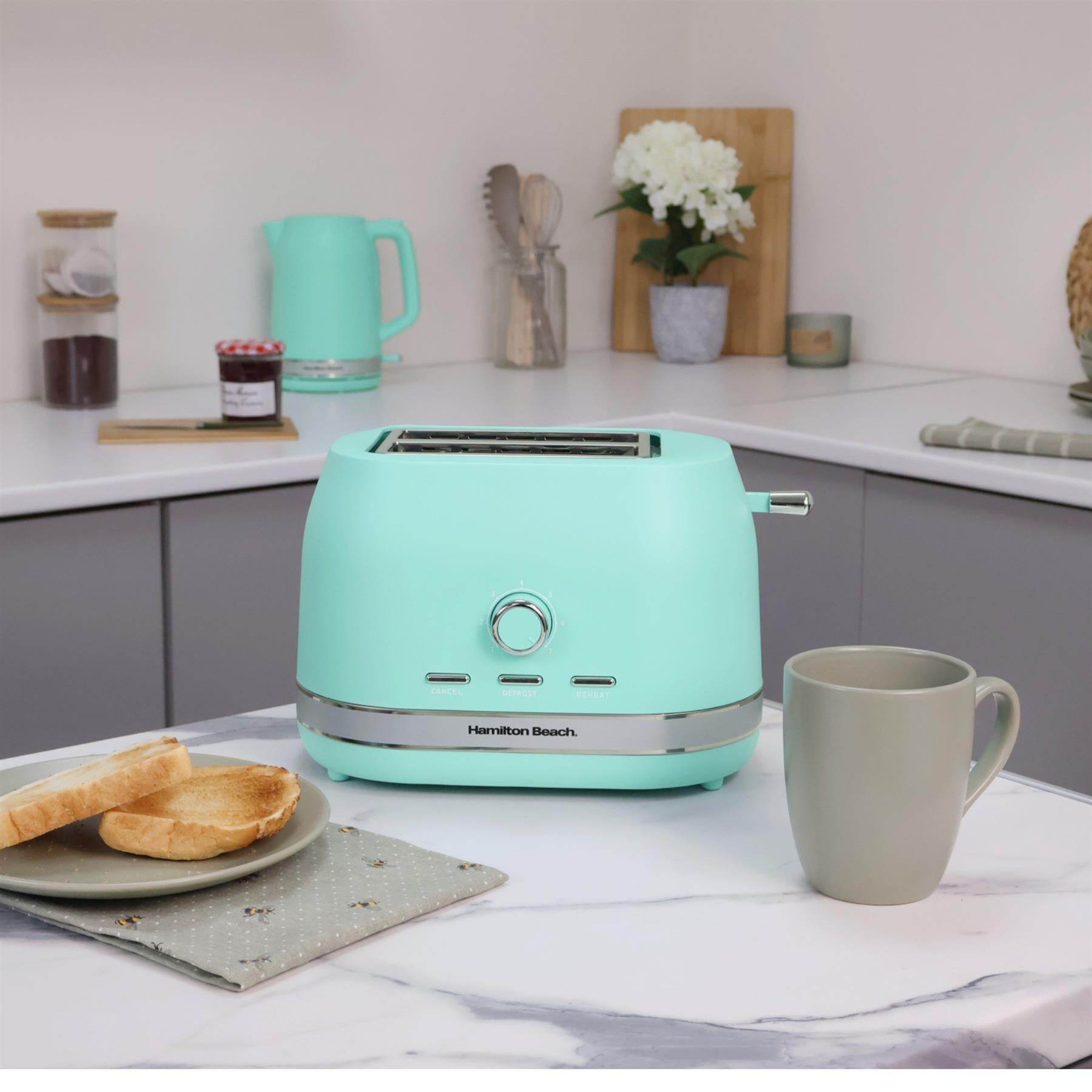 Hamilton Beach Ella Kettle & Toaster Set - Mint - Hamilton Beach UK