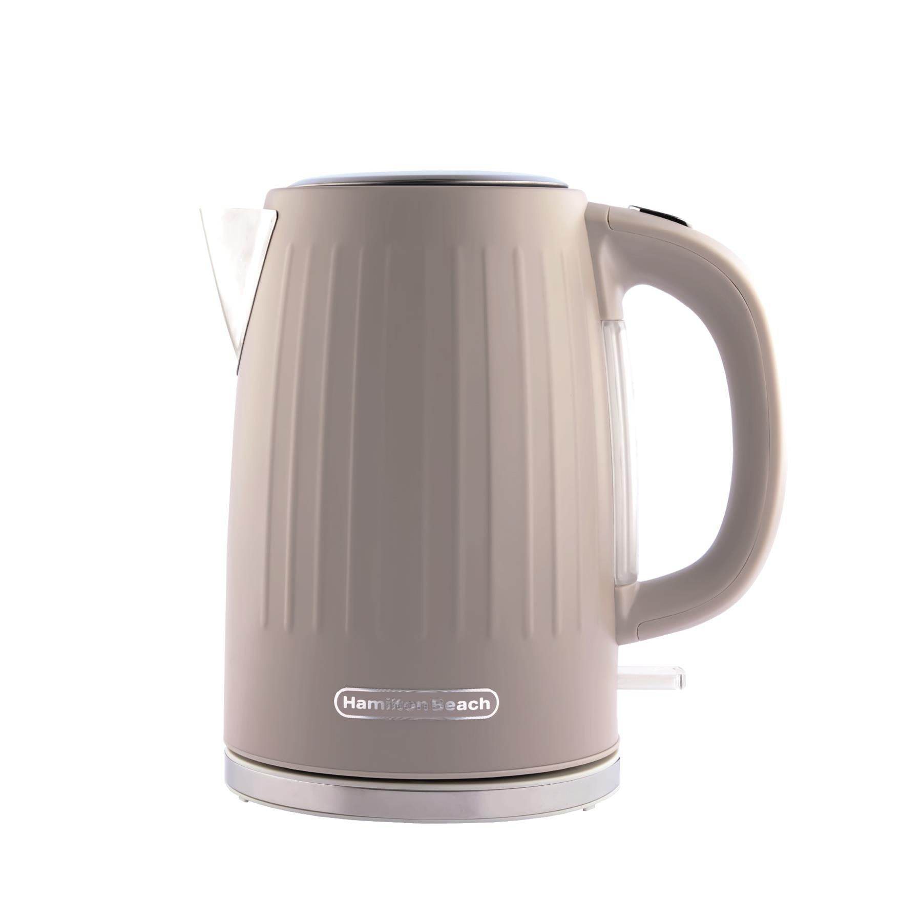 Hamilton Beach Harmony 1.7L Kettle - Cappuccino - Hamilton Beach UK