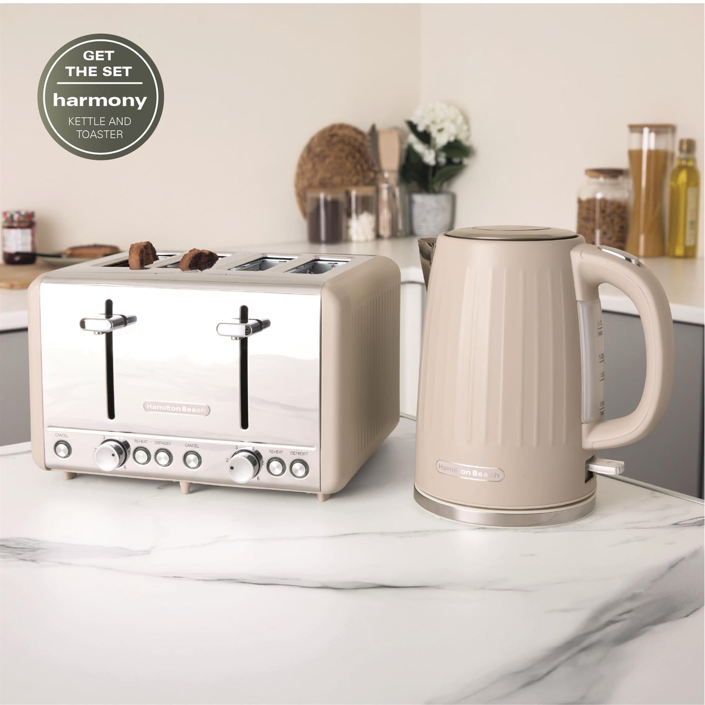 Hamilton Beach Harmony 1.7L Kettle Cappuccino