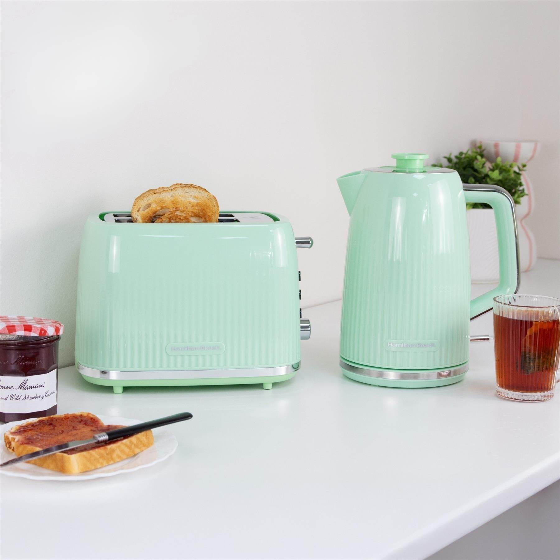 Hamilton Beach Miami Kettle & Toaster Set - Mojito Mint - Hamilton Beach UK