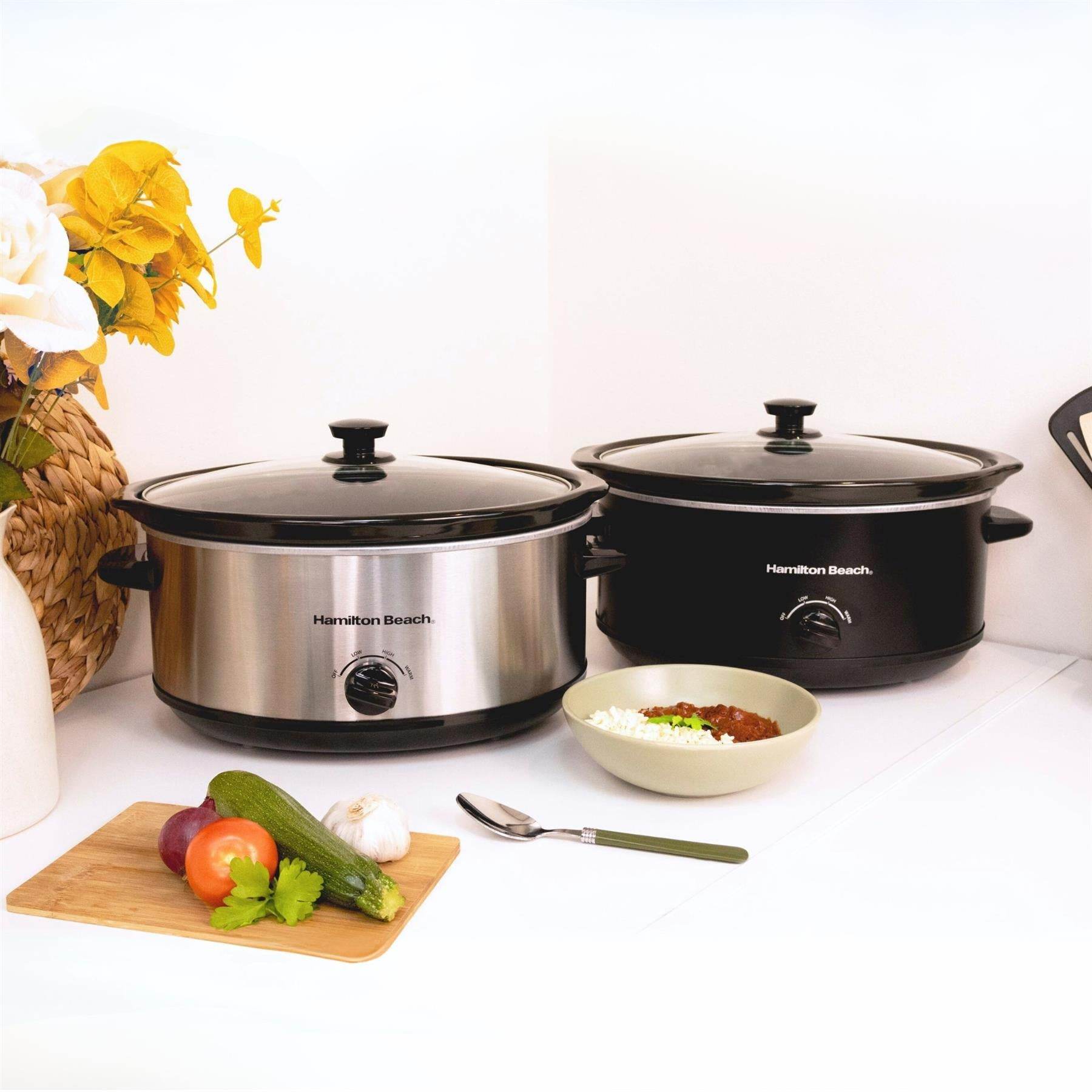 Hamilton Beach 'The Family Favourite' 6.5L Slow Cooker - Black - Hamilton Beach UK