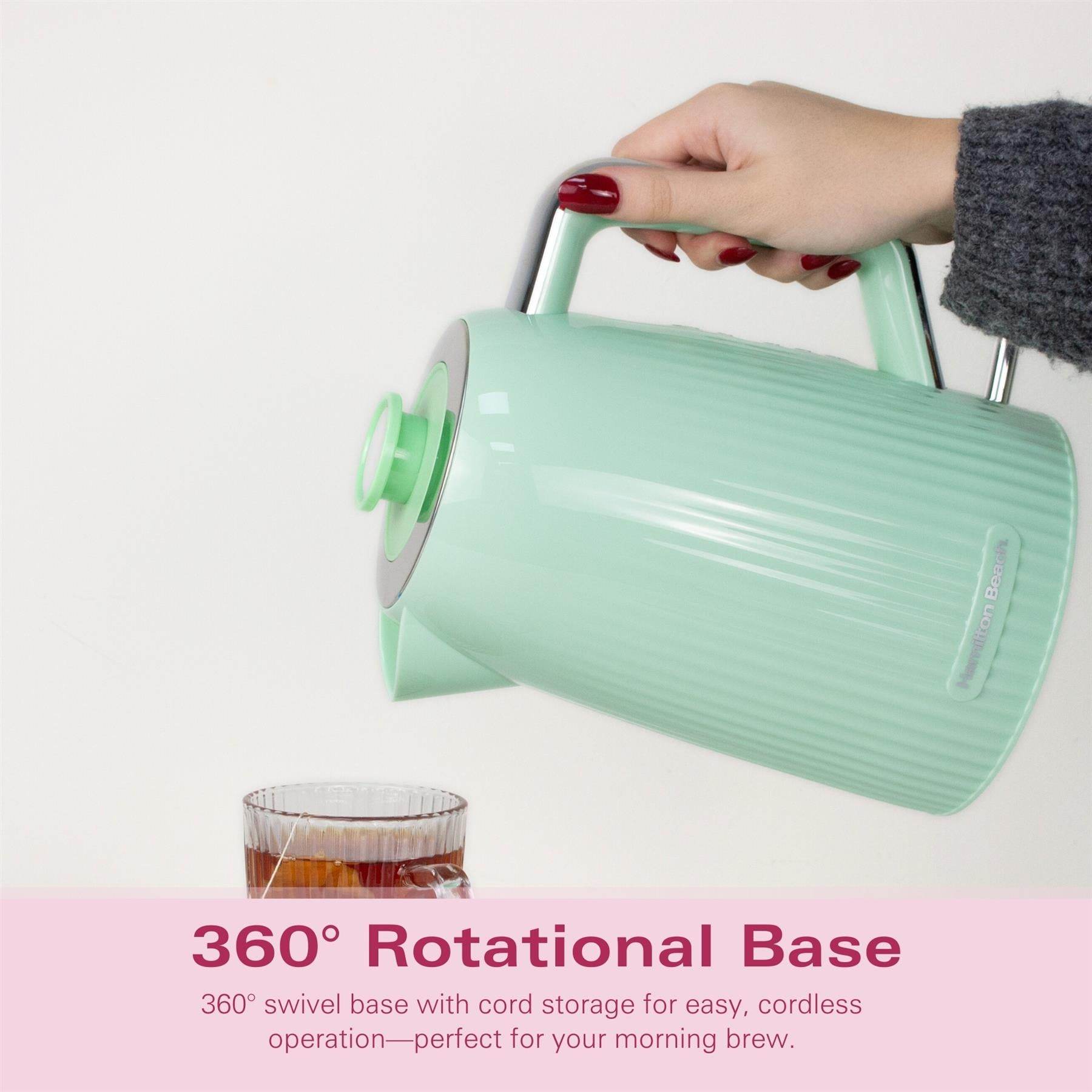 Hamilton Beach Miami 1.7L Kettle - Mojito Mint - Hamilton Beach UK