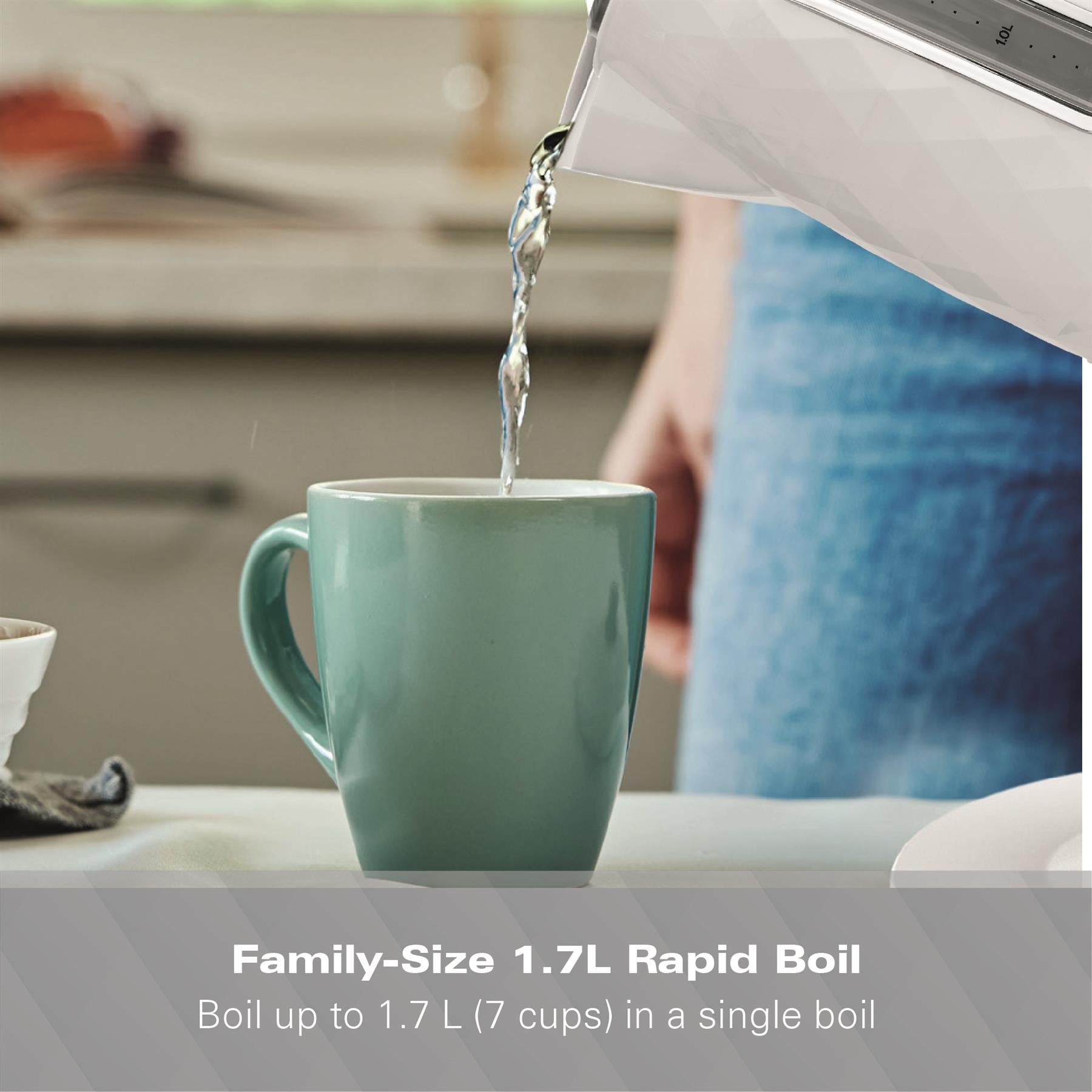 Hamilton Beach Diamond 1.7L Kettle White