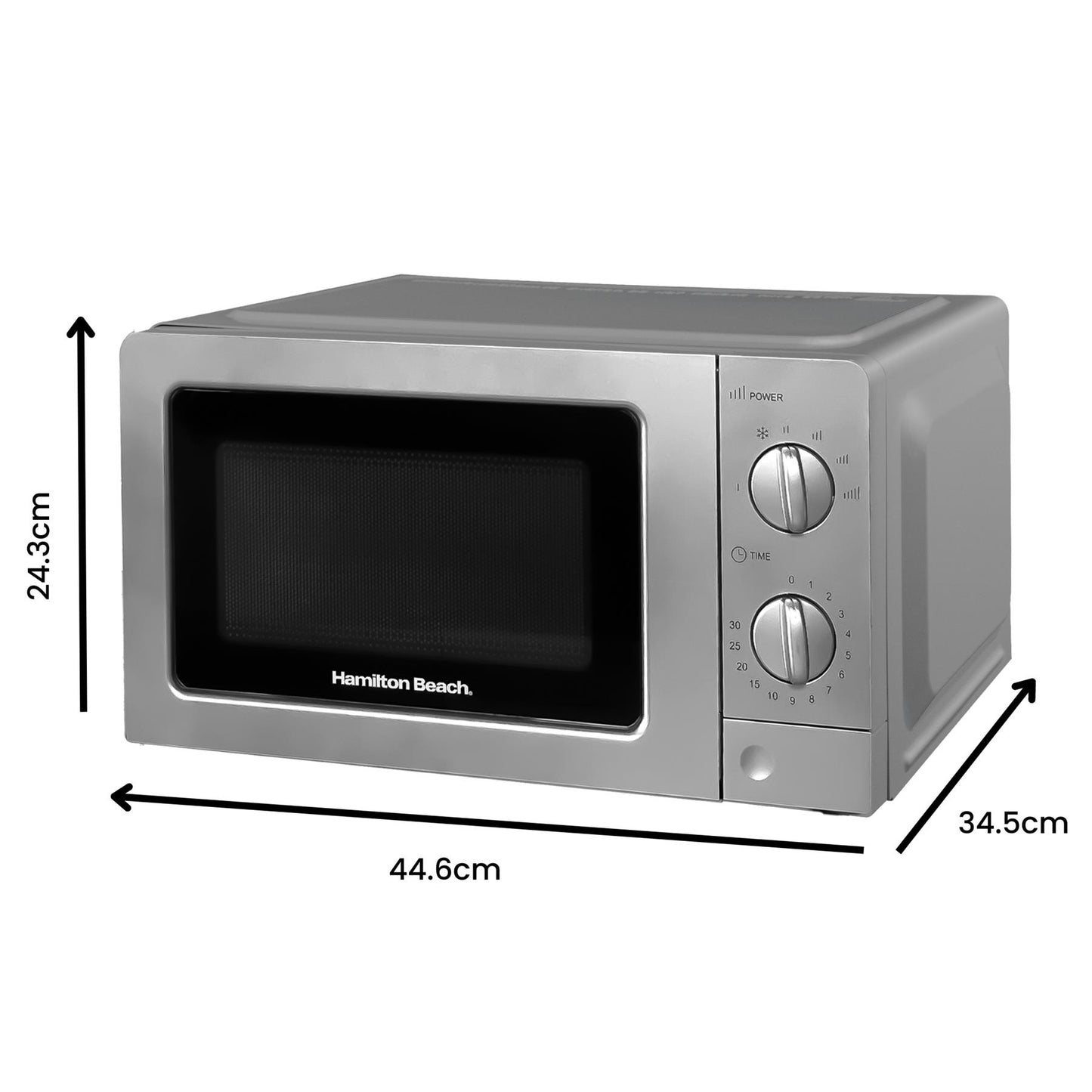 Hamilton Beach 20L Standard Silver Microwave