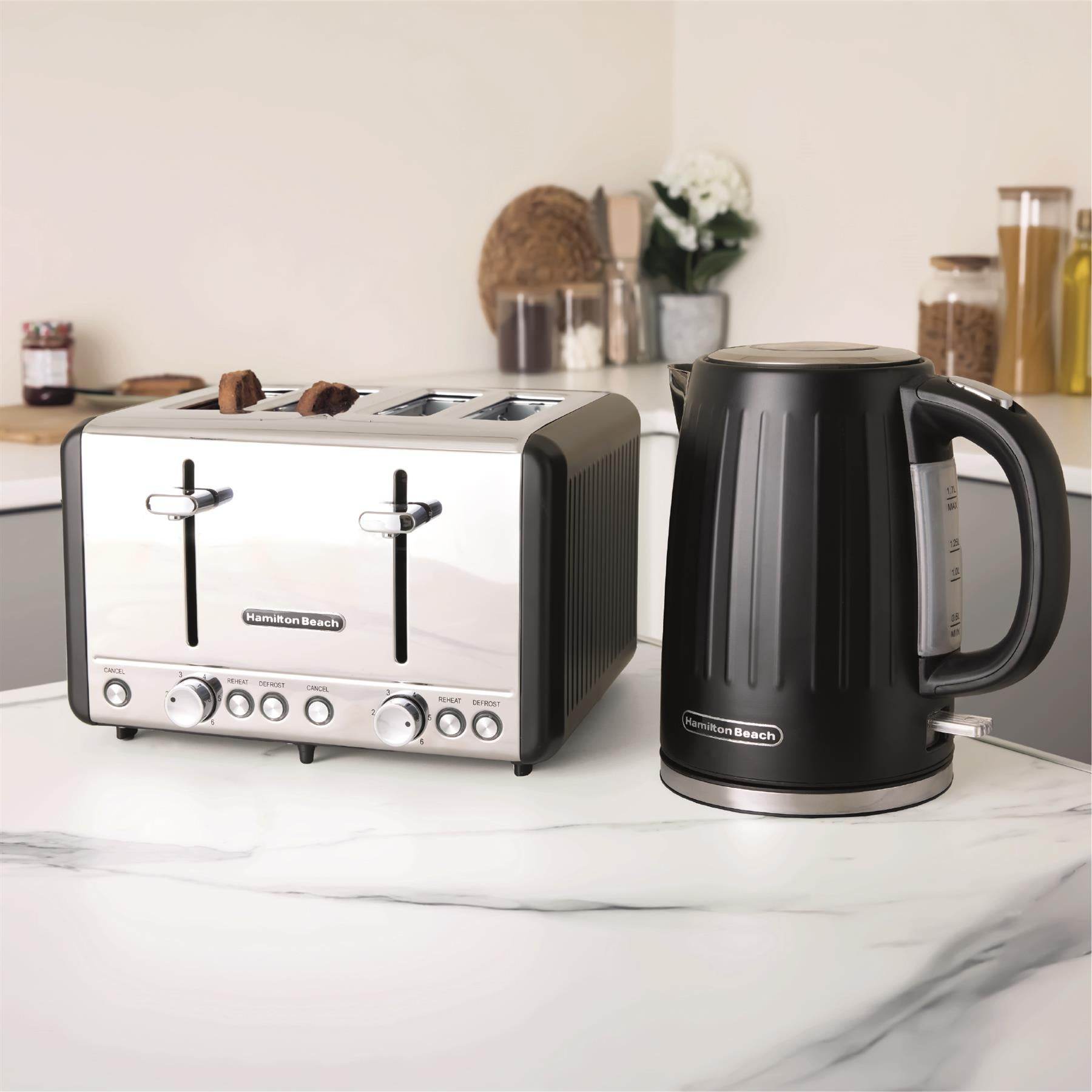 Hamilton Beach Harmony 1.7L Kettle - Espresso - Hamilton Beach UK