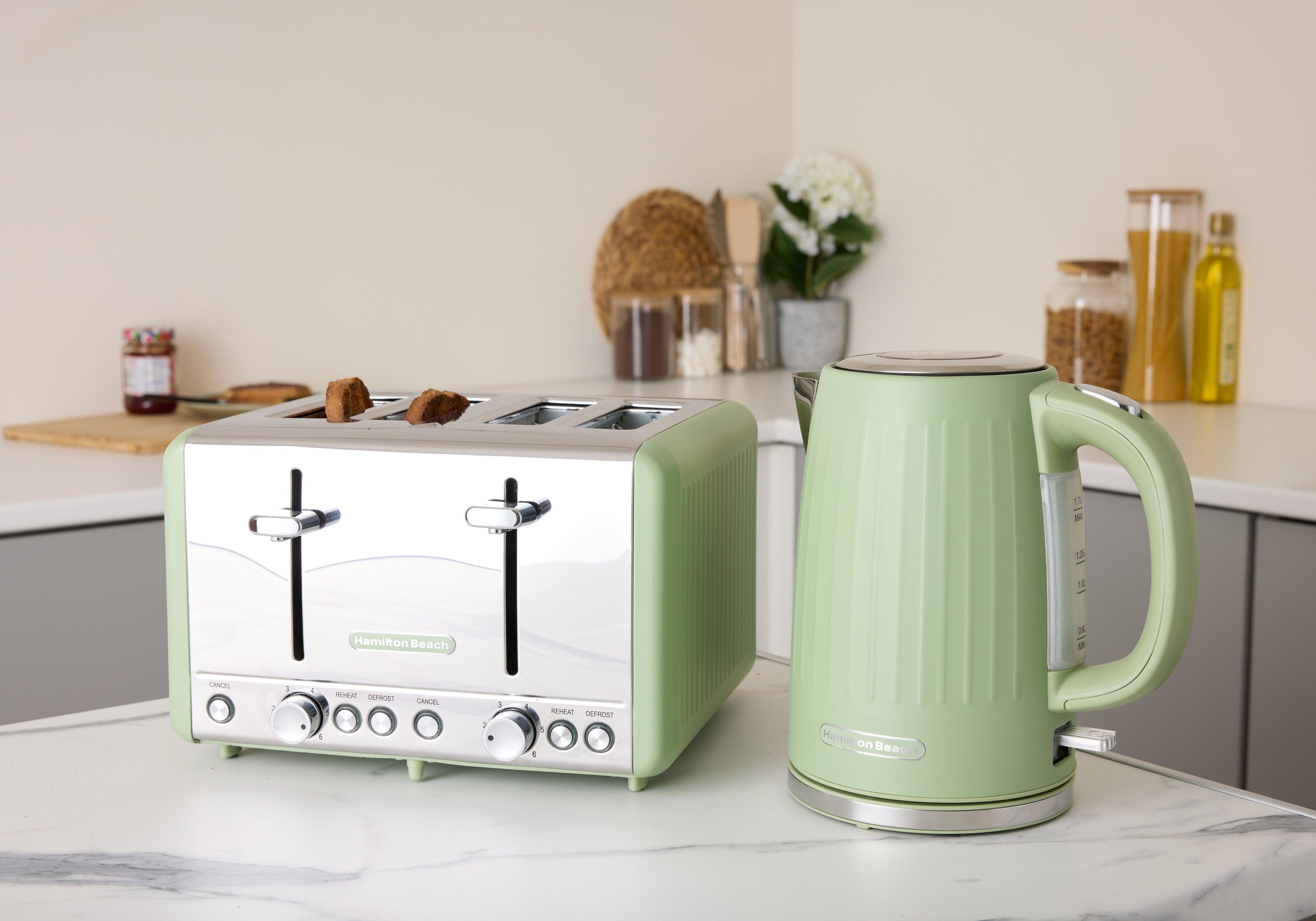Hamilton Beach Harmony 4 Slice Toaster - Matcha